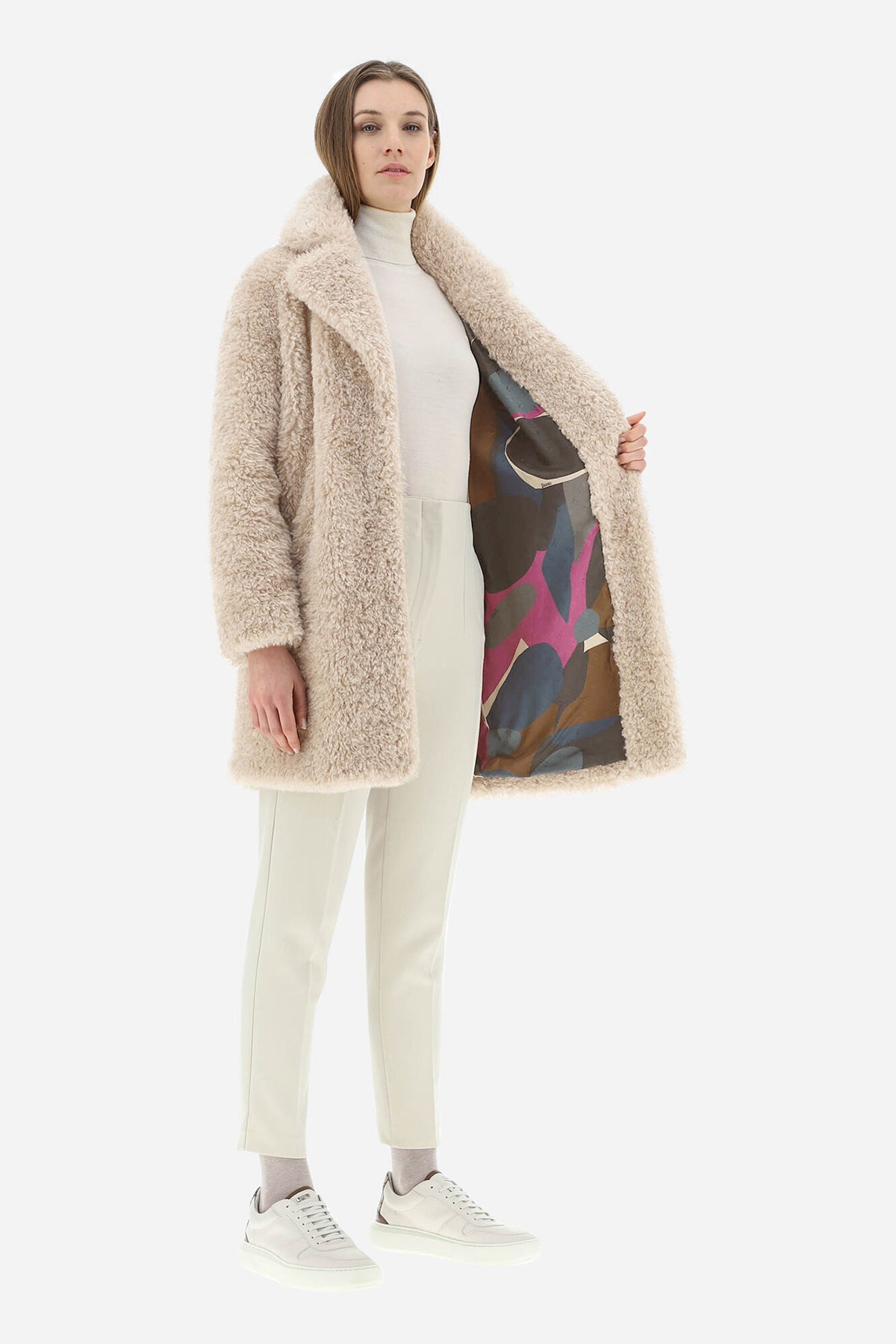 Herno Peluş Kaban-Libas Trendy Fashion Store