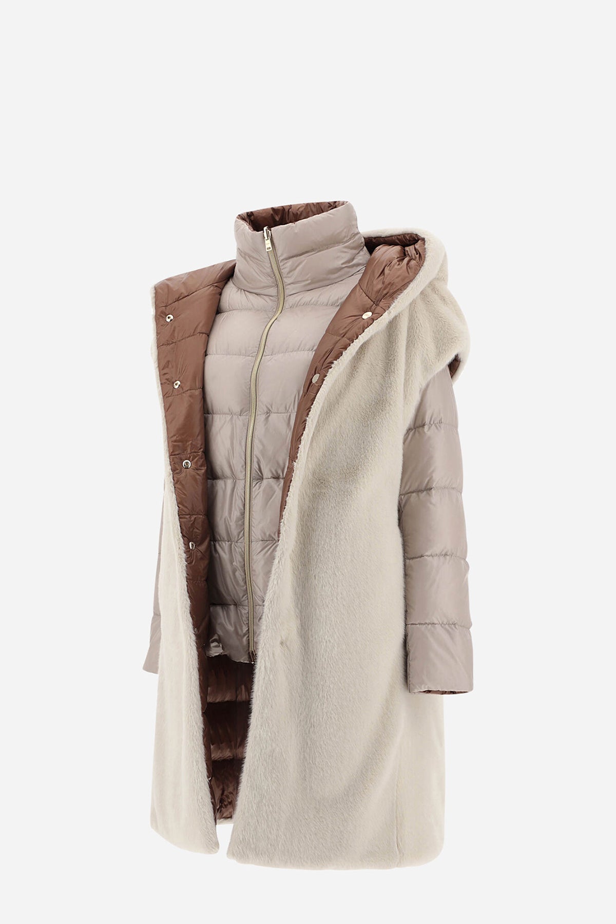 Herno Çift Taraflı Kapüşonlu Kaban-Libas Trendy Fashion Store