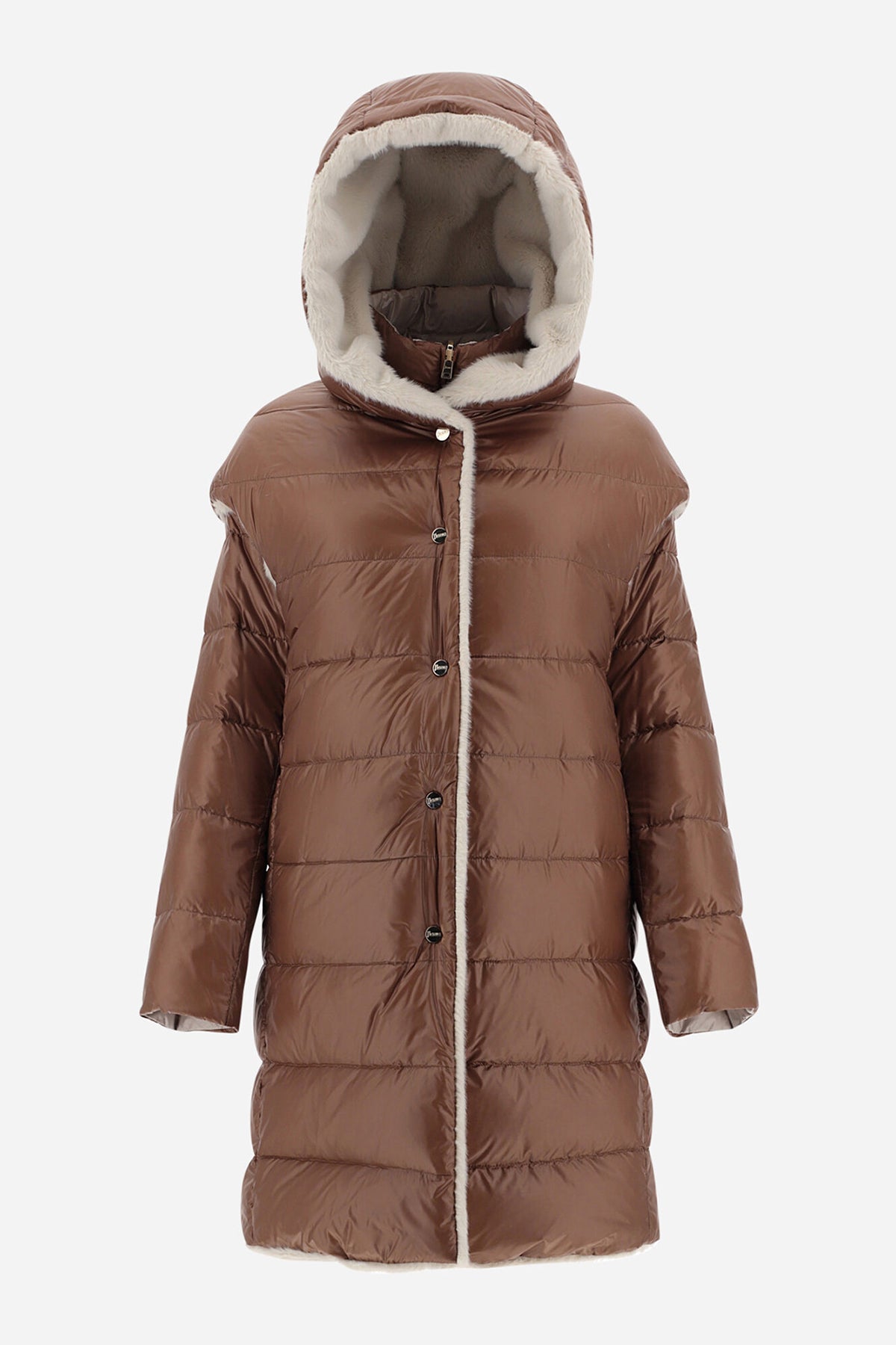 Herno Çift Taraflı Kapüşonlu Kaban-Libas Trendy Fashion Store