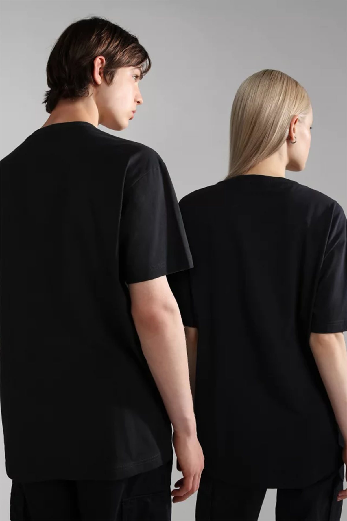 Napapijri Hill Grafik Baskılı Geniş Kesim T-shirt-Libas Trendy Fashion Store