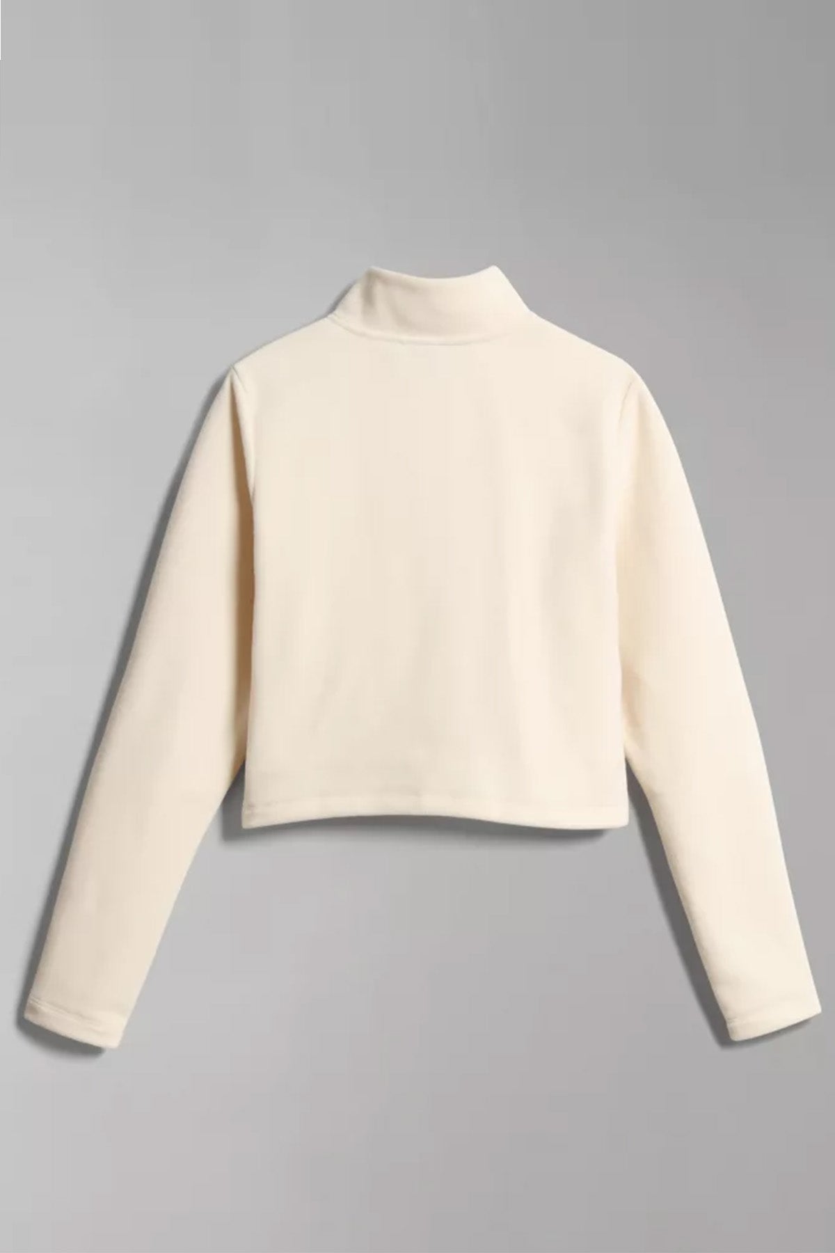 Napapijri Morgex Yarım Fermuarlı Crop Polar Sweatshirt-Libas Trendy Fashion Store