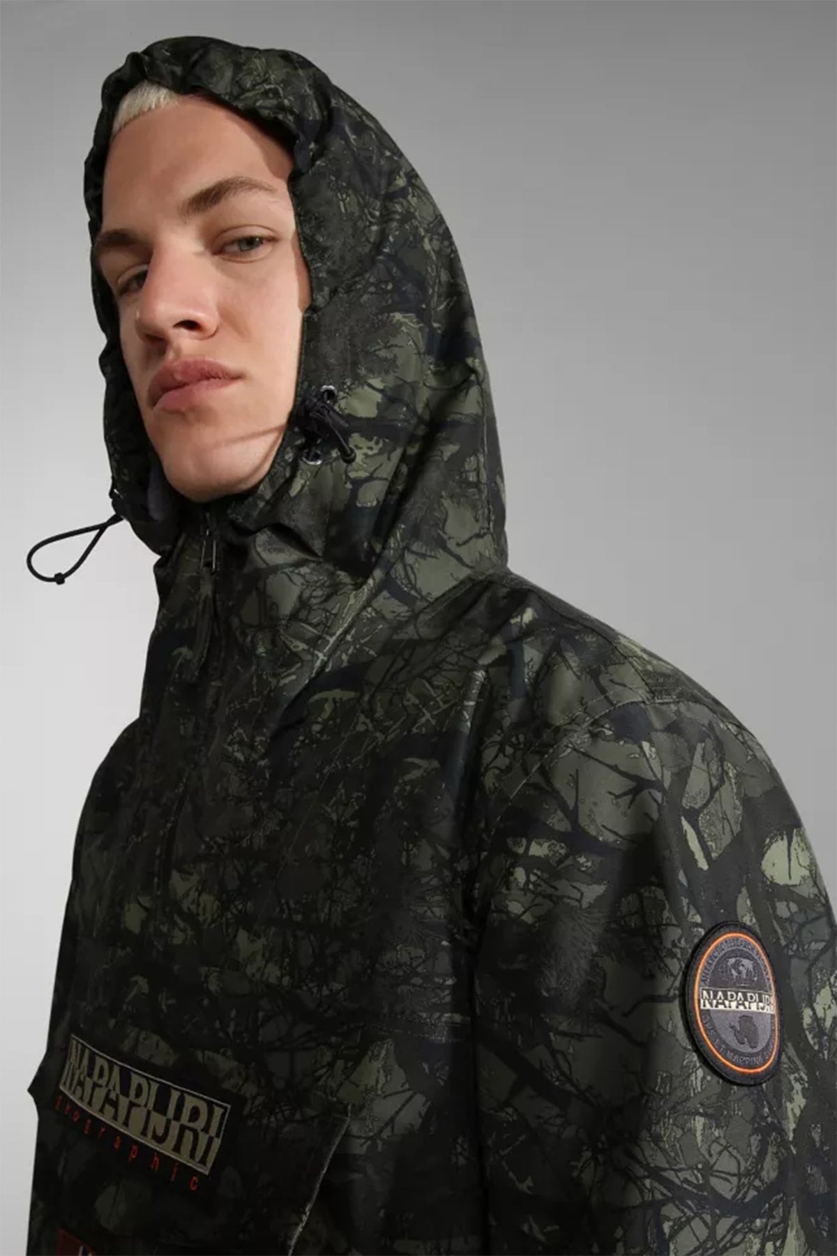 Napapijri Rainforest Kanguru Cepli Kamuflaj Anorak Mont-Libas Trendy Fashion Store