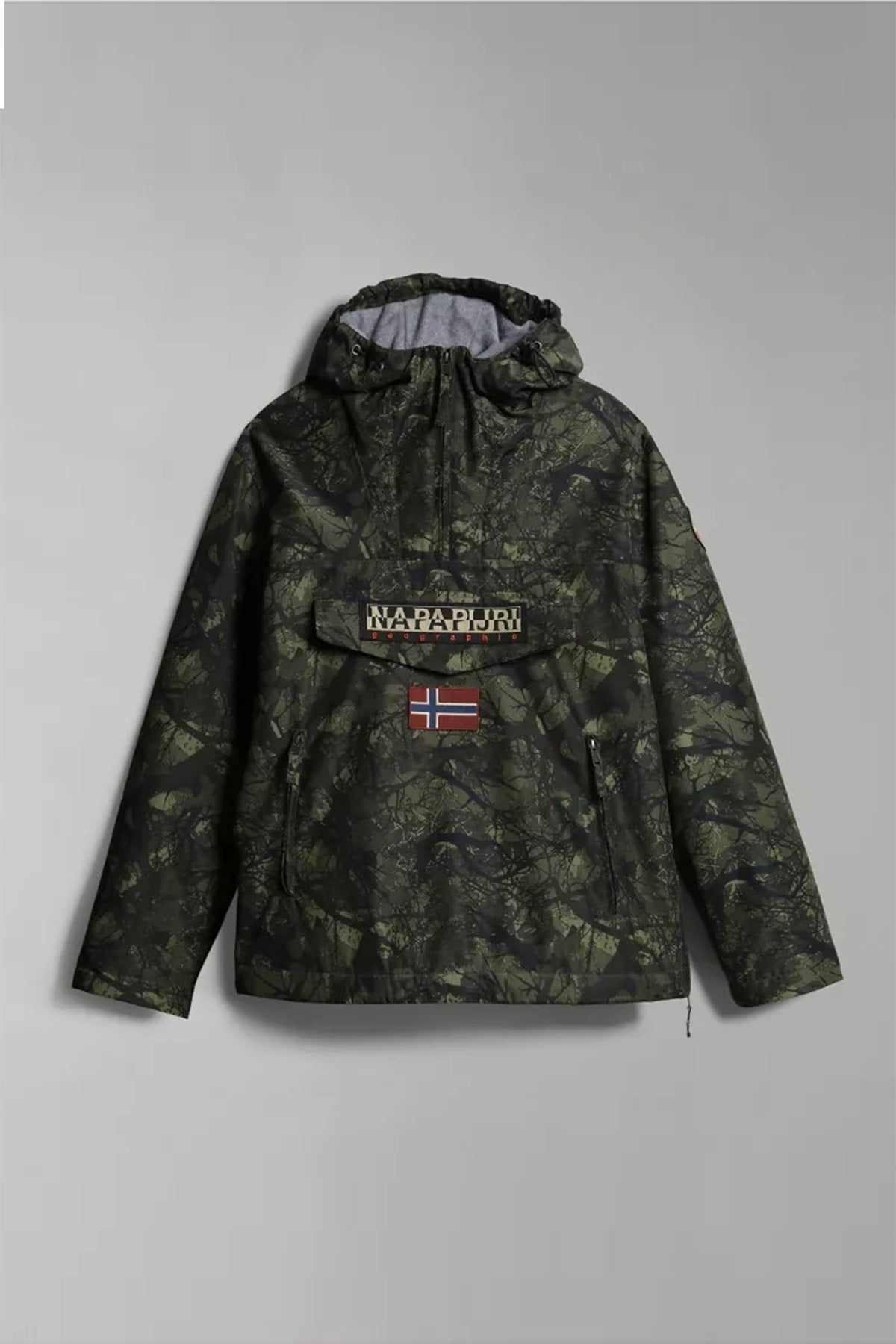 Napapijri Rainforest Kanguru Cepli Kamuflaj Anorak Mont-Libas Trendy Fashion Store