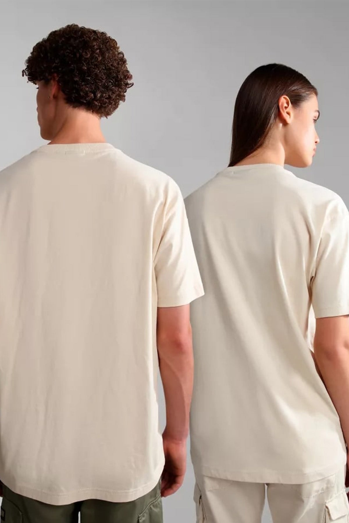 Napapijri Hill Grafik Baskılı Geniş Kesim T-shirt-Libas Trendy Fashion Store