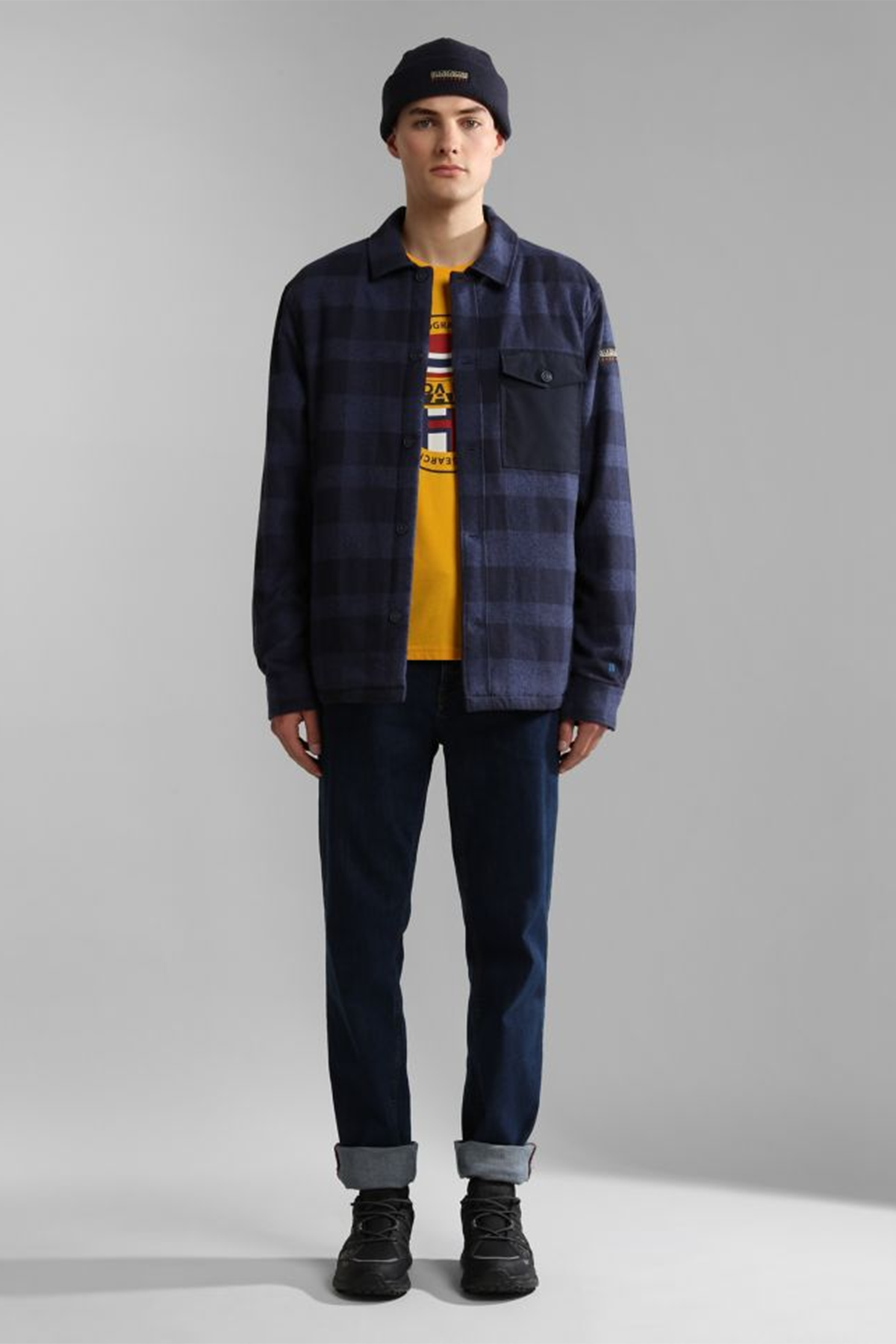 Napapijri Ekoseli Cep Detaylı Gömlek Ceket-Libas Trendy Fashion Store