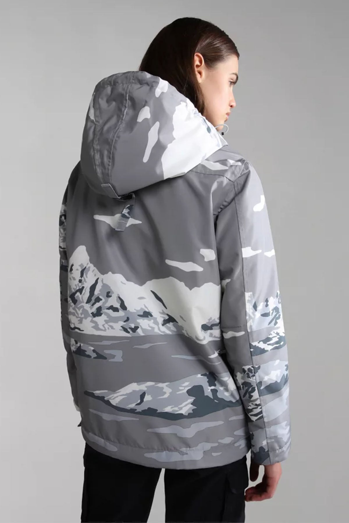 Napapijri Rainforest Kanguru Cepli Kamuflaj Anorak Mont-Libas Trendy Fashion Store