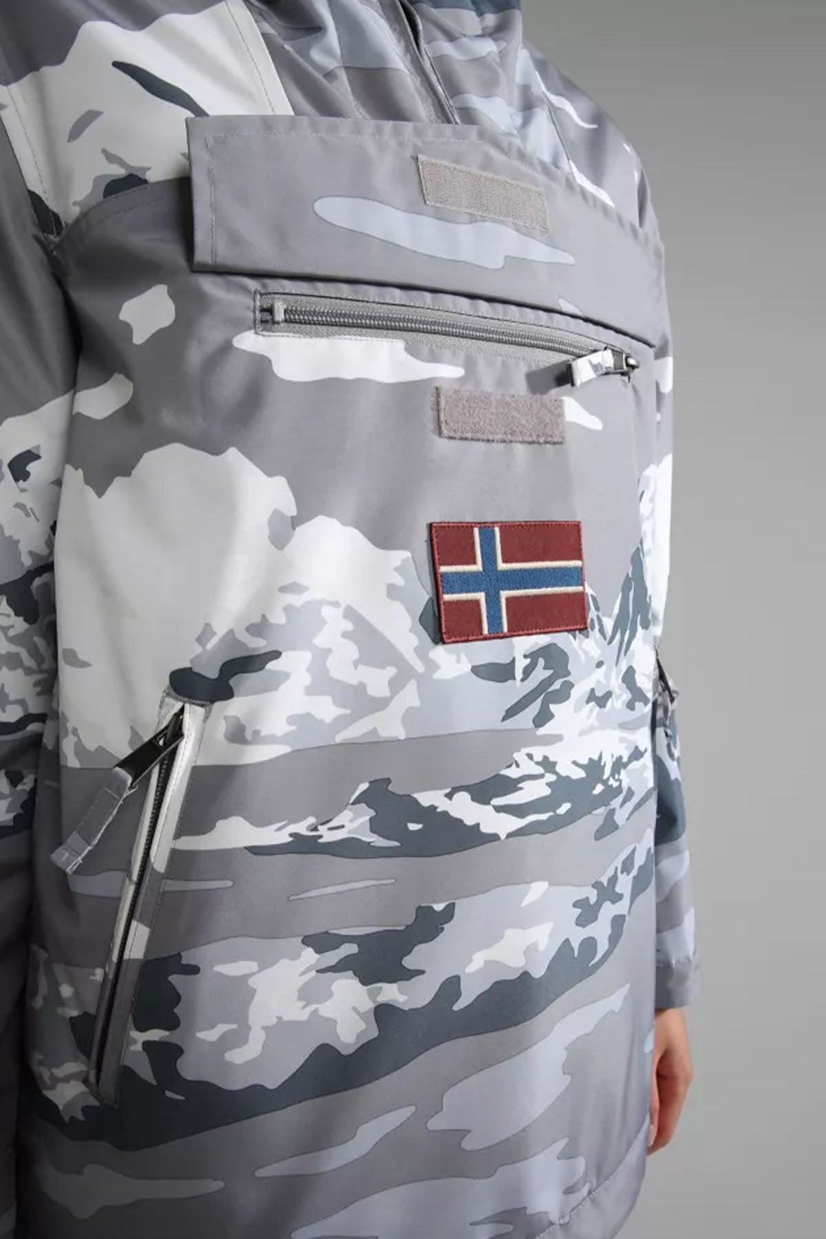 Napapijri Rainforest Kanguru Cepli Kamuflaj Anorak Mont-Libas Trendy Fashion Store