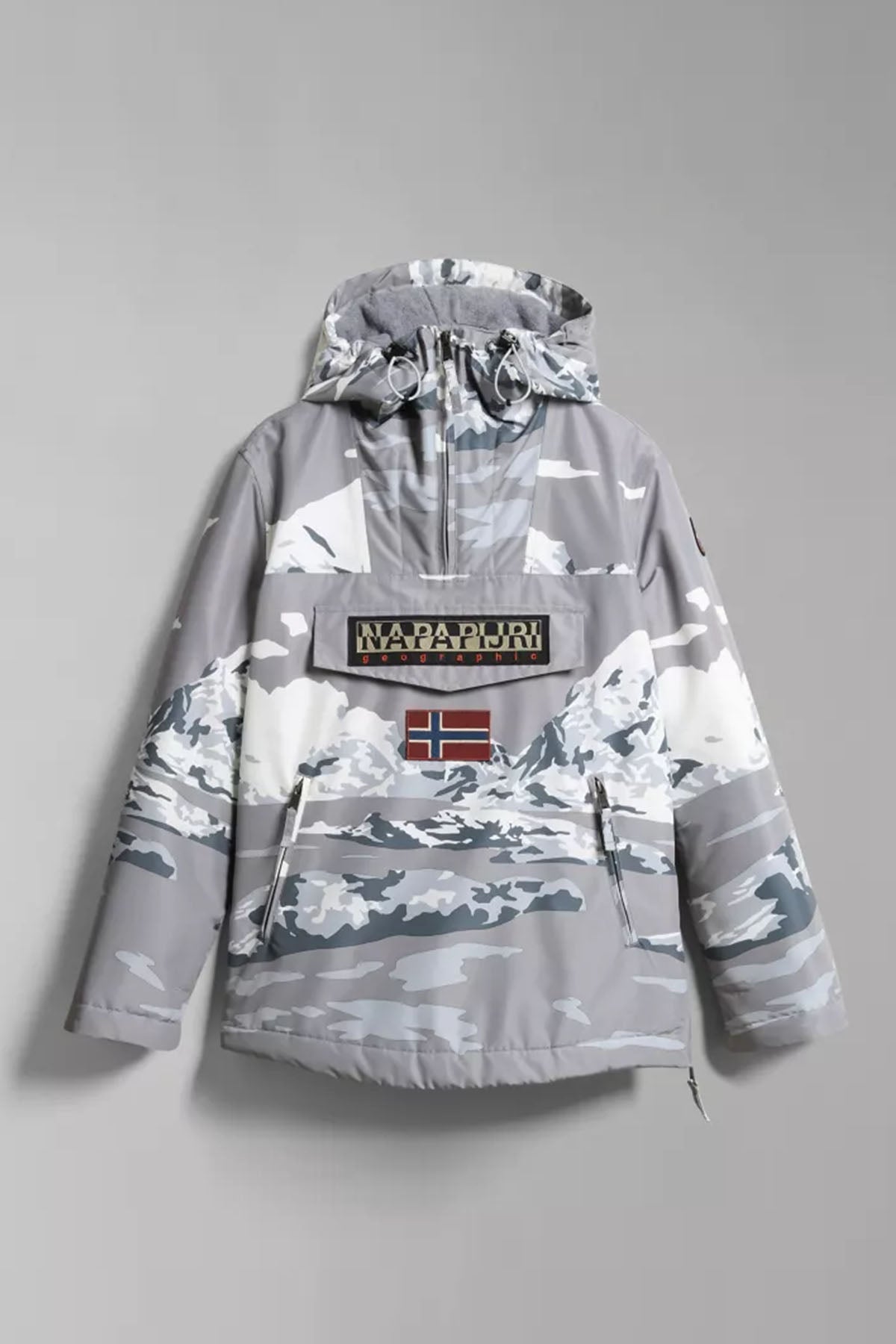 Napapijri Rainforest Kanguru Cepli Kamuflaj Anorak Mont-Libas Trendy Fashion Store