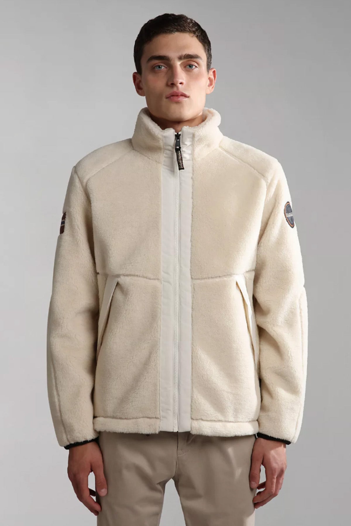 Napapijri Trollvegen Dik Yaka Polar Sweatshirt Ceket-Libas Trendy Fashion Store