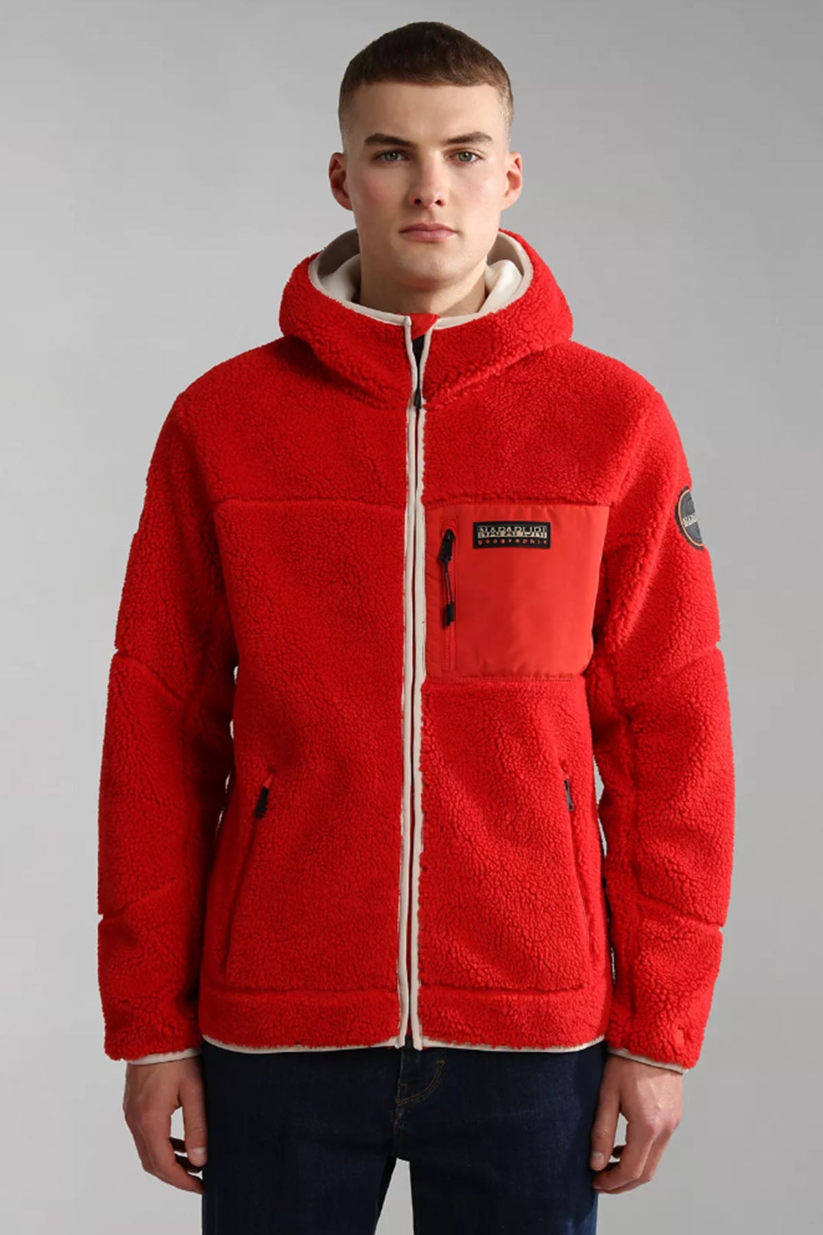 Napapijri Yupik Kapüşonlu Polar Sweatshirt Ceket-Libas Trendy Fashion Store