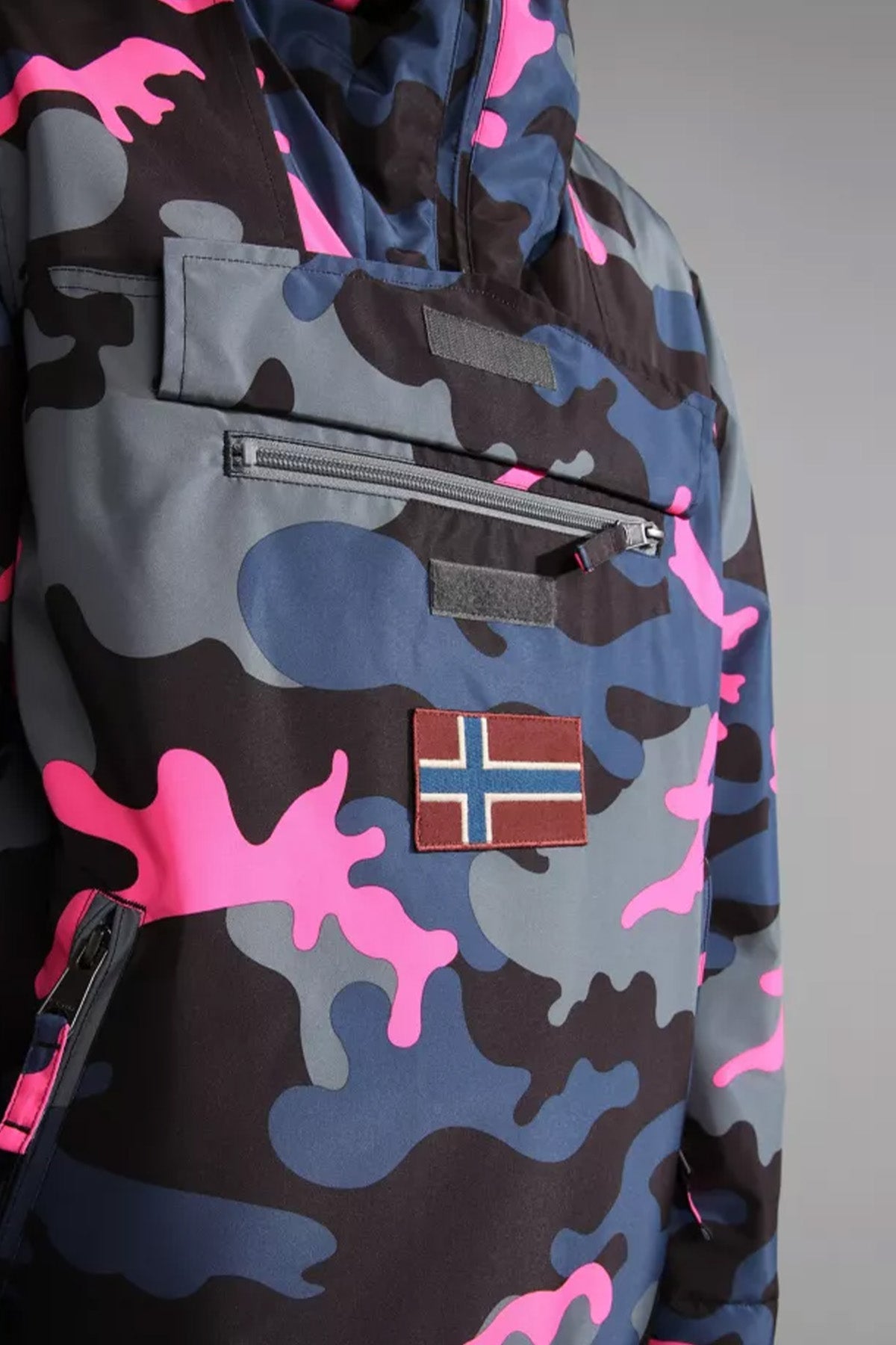 Napapijri Rainforest Kanguru Cepli Kamuflaj Anorak Mont-Libas Trendy Fashion Store