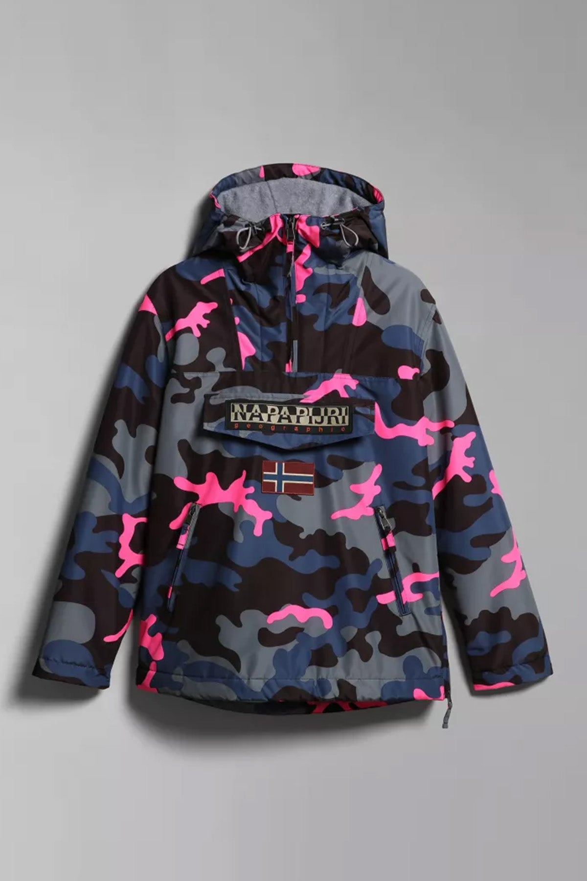 Napapijri Rainforest Kanguru Cepli Kamuflaj Anorak Mont-Libas Trendy Fashion Store