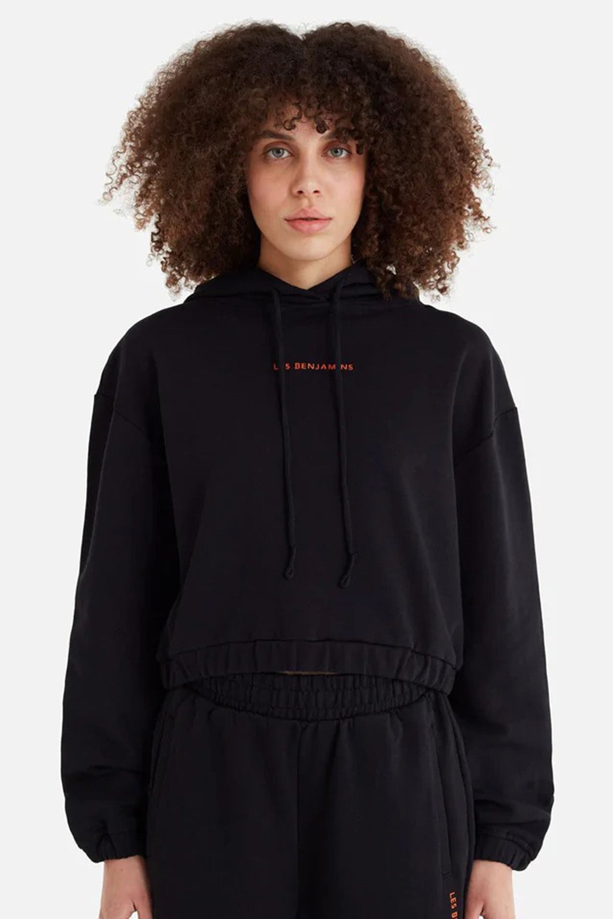 Les Benjamins Kapüşonlu Crop Sweatshirt-Libas Trendy Fashion Store