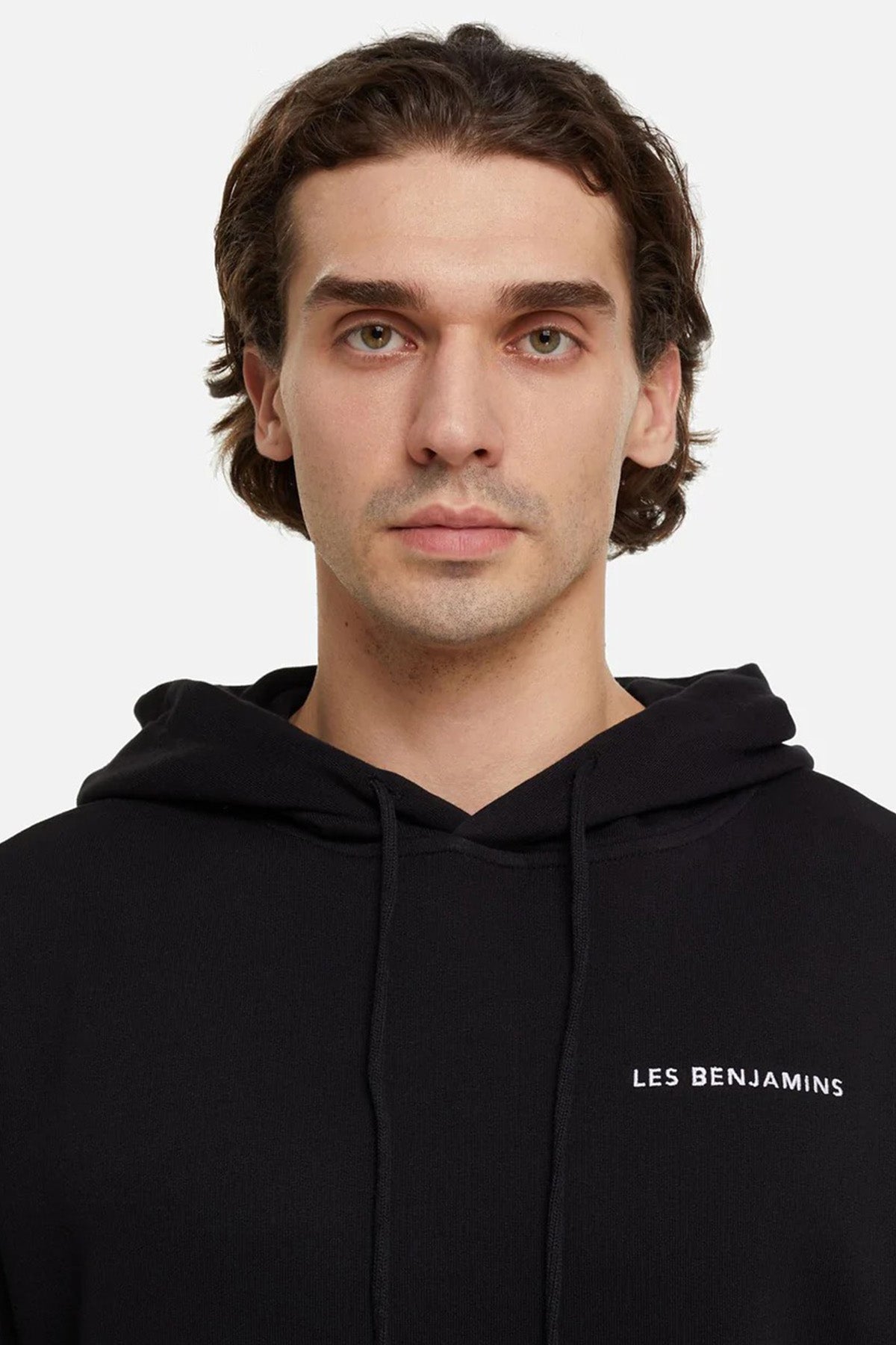 Les Benjamins Logolu Kapüşonlu Sweatshirt-Libas Trendy Fashion Store