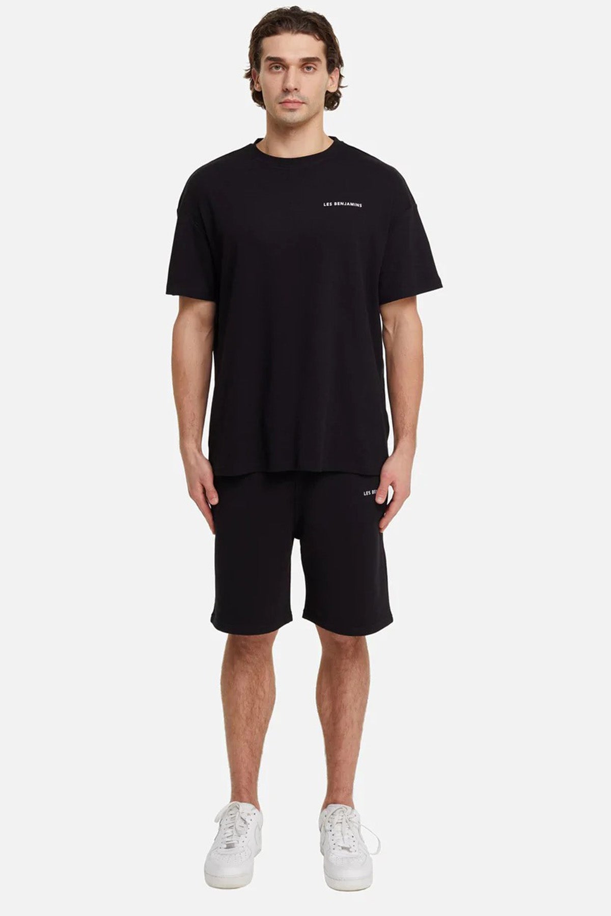 Les Benjamins Logolu Geniş Kesim T-shirt-Libas Trendy Fashion Store