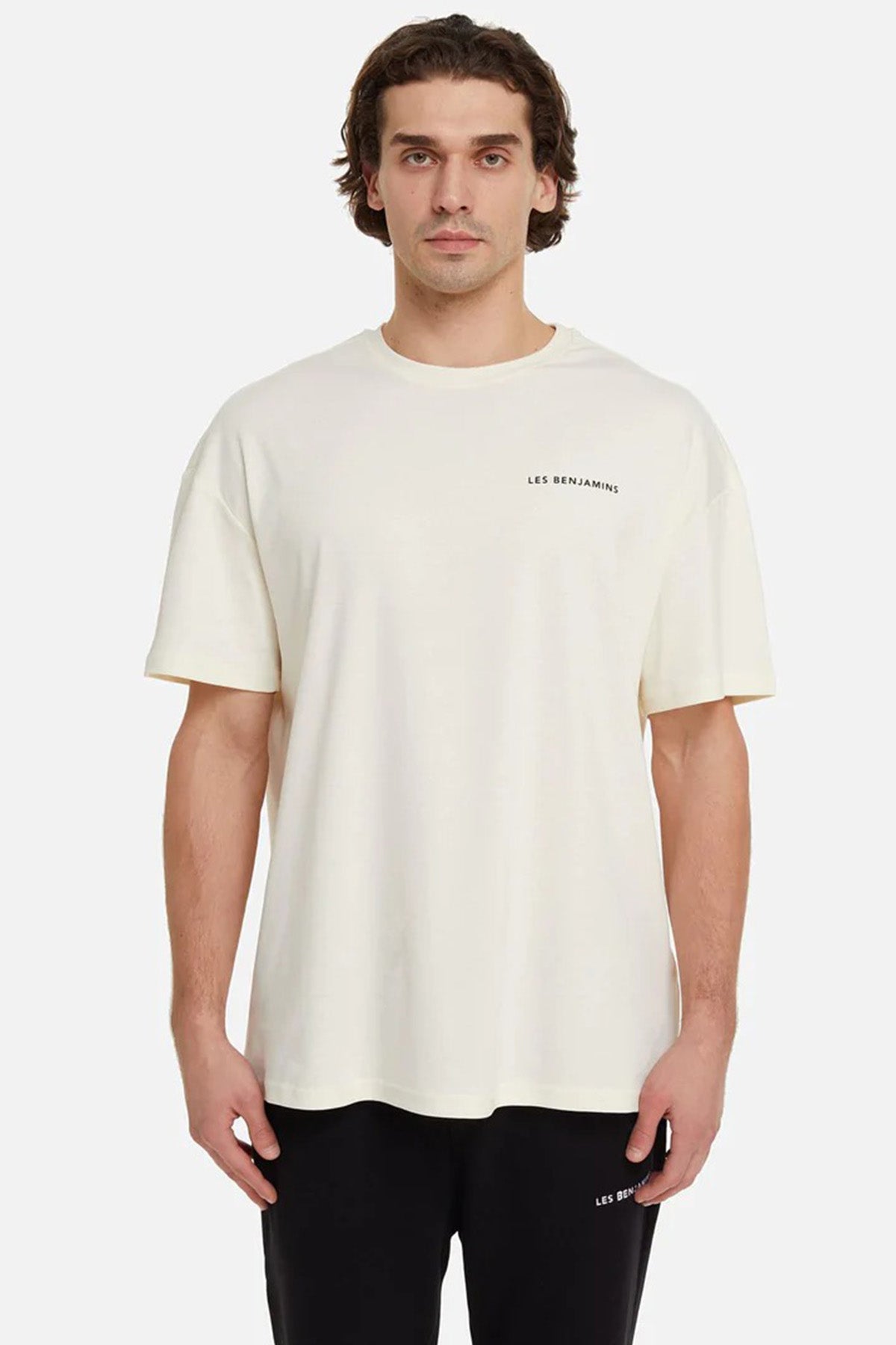 Les Benjamins Logolu Geniş Kesim T-shirt-Libas Trendy Fashion Store