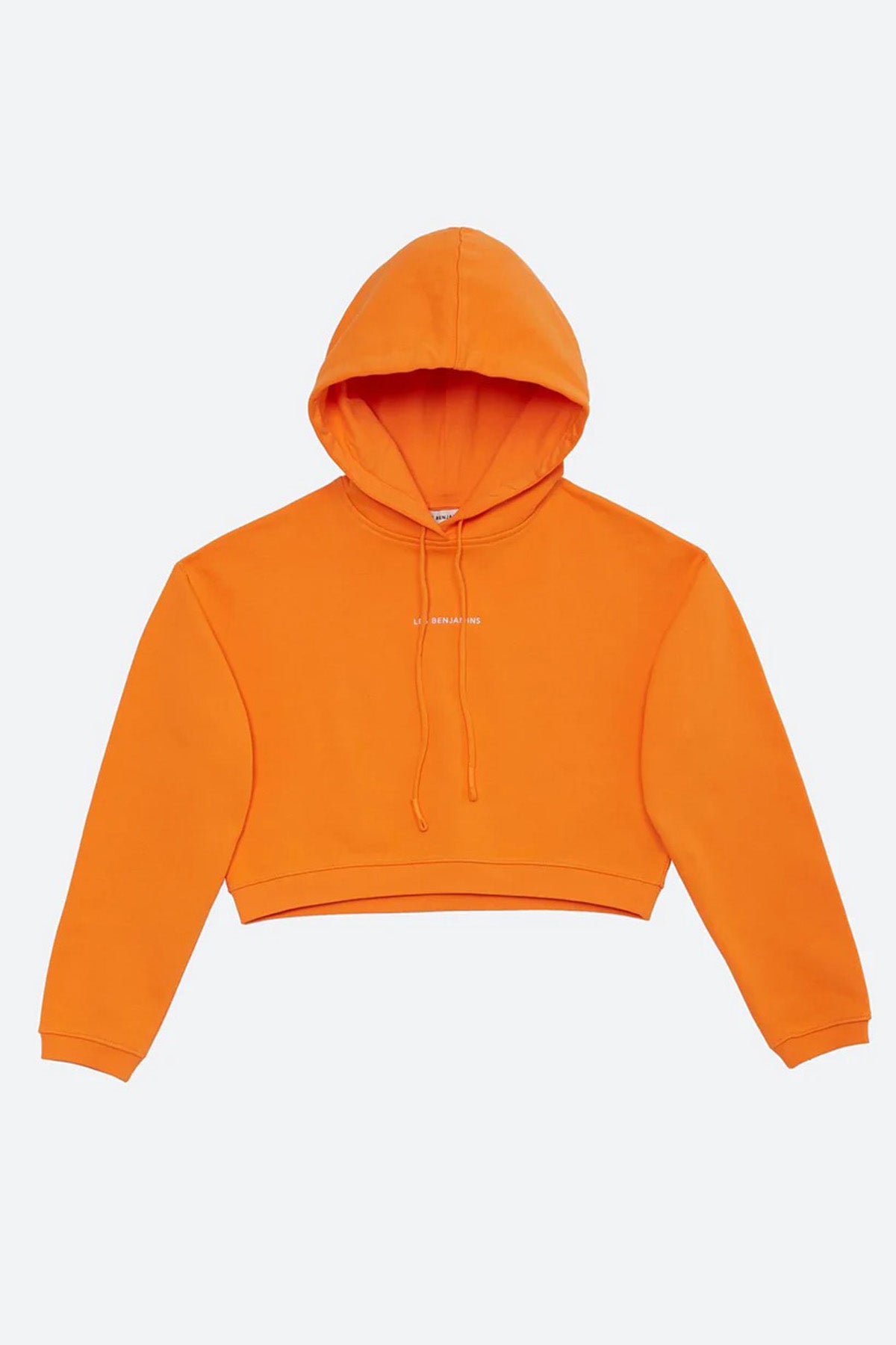 Les Benjamins Logolu Kapüşonlu Crop Sweatshirt-Libas Trendy Fashion Store