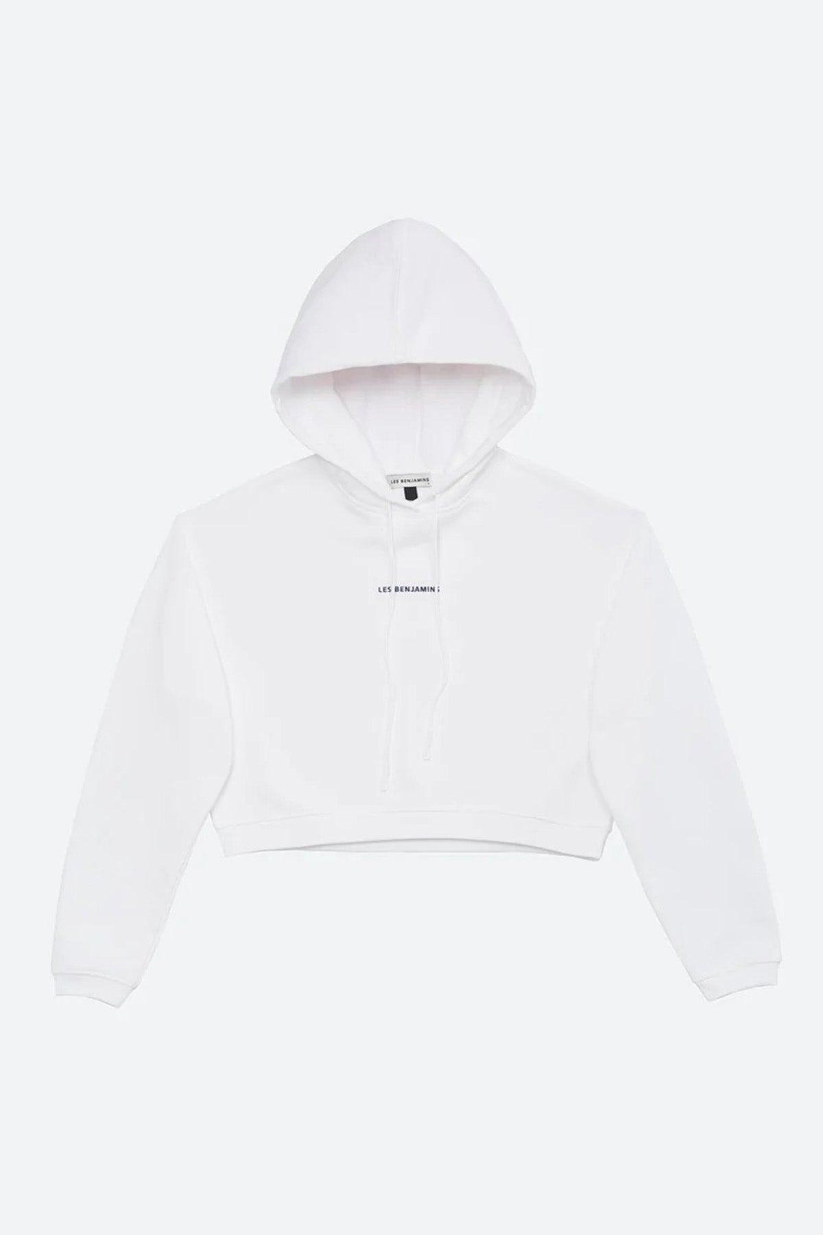 Les Benjamins Logolu Kapüşonlu Crop Sweatshirt-Libas Trendy Fashion Store