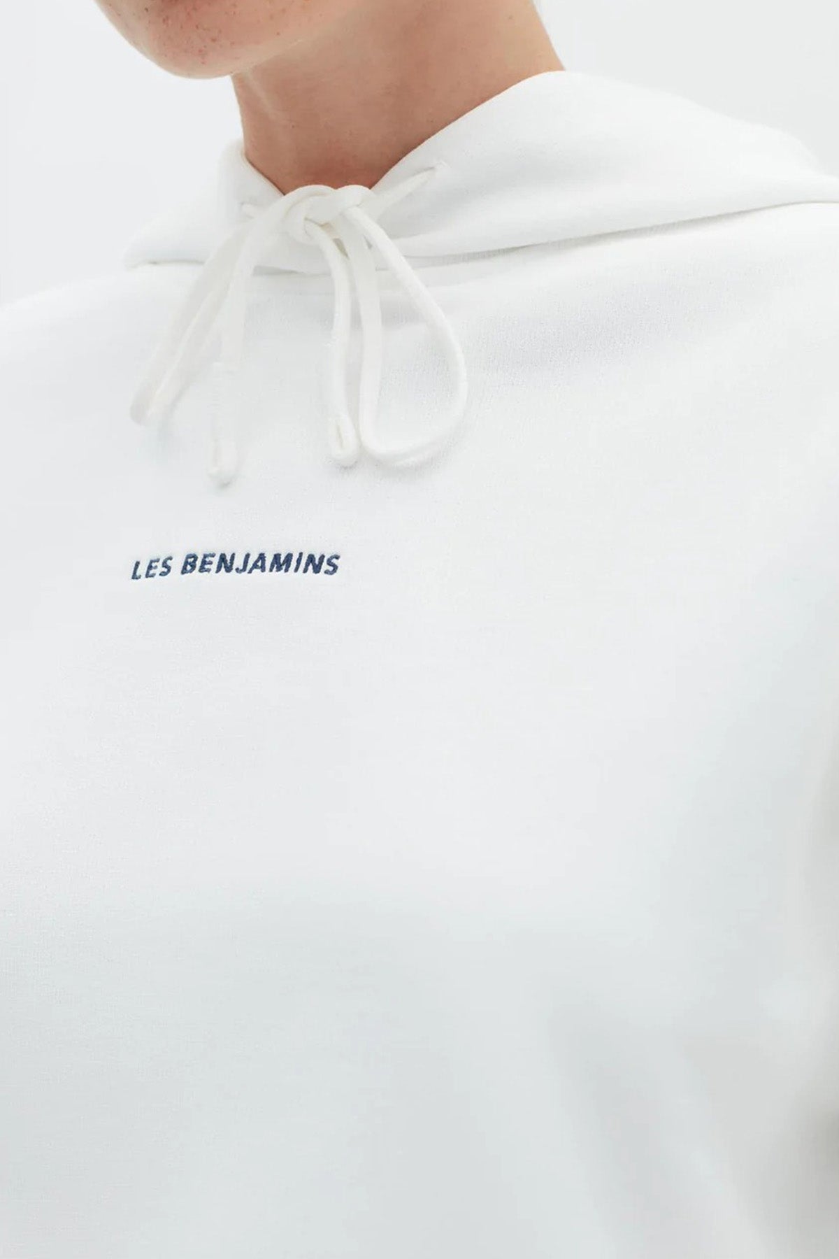 Les Benjamins Logolu Kapüşonlu Crop Sweatshirt-Libas Trendy Fashion Store