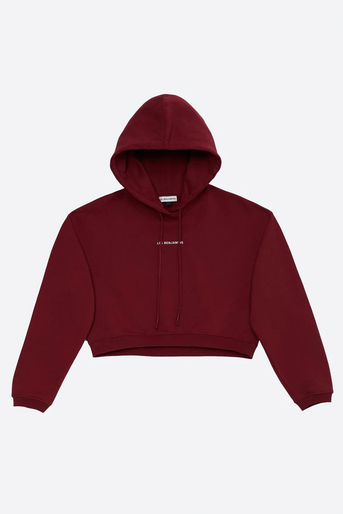 Les Benjamins Logolu Kapüşonlu Crop Sweatshirt-Libas Trendy Fashion Store