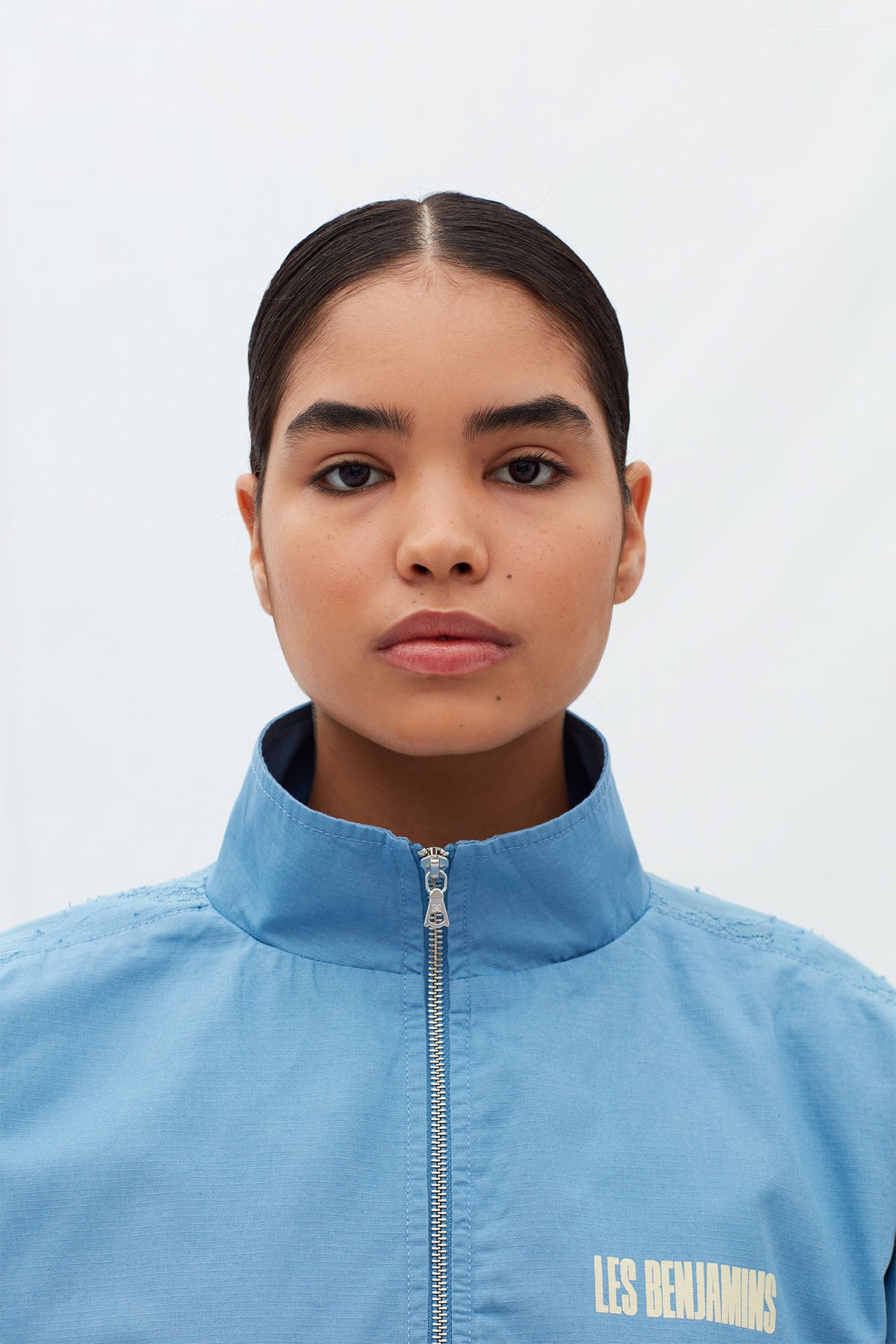 Les Benjamins Geniş Kesim Fermuarlı Crop Ceket-Libas Trendy Fashion Store