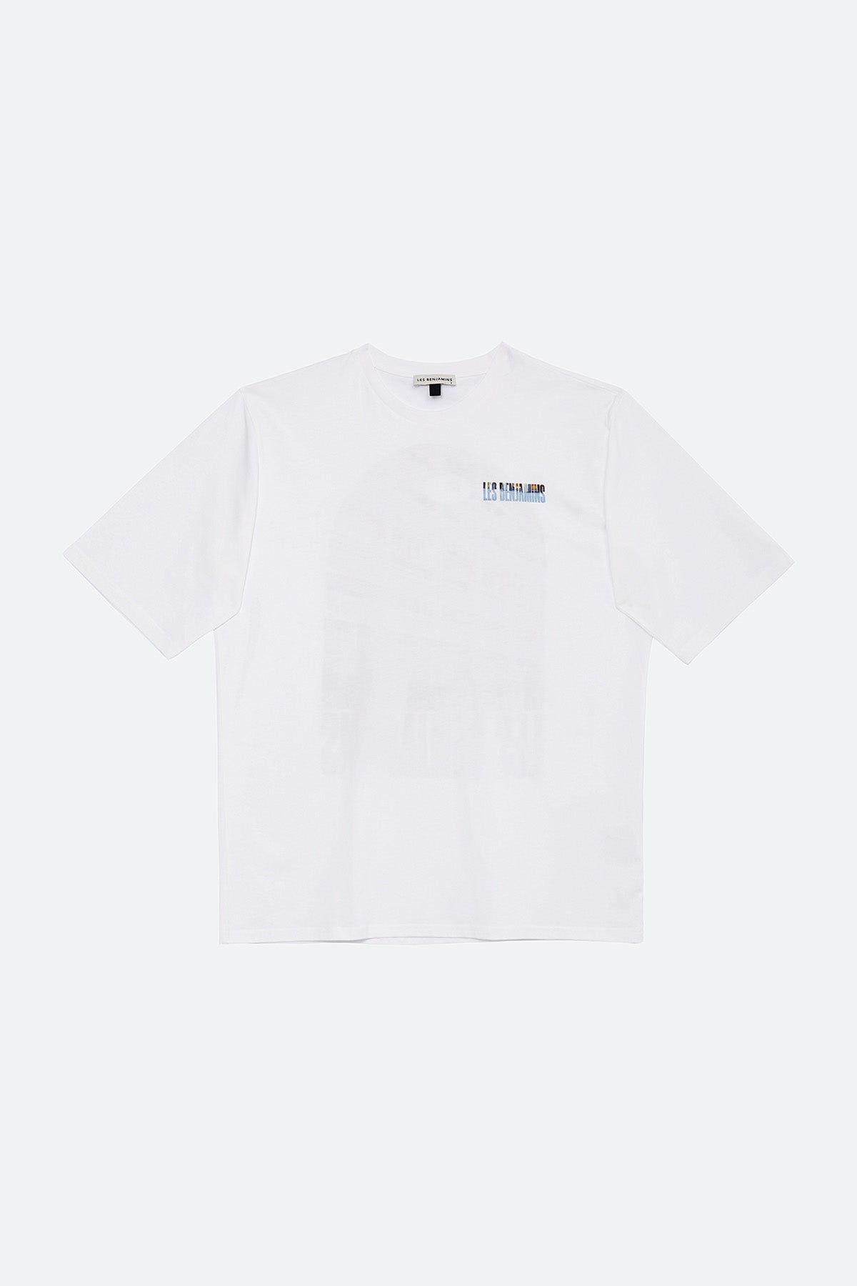 Les Benjamins Yuvarlak Yaka Logolu T-shirt-Libas Trendy Fashion Store