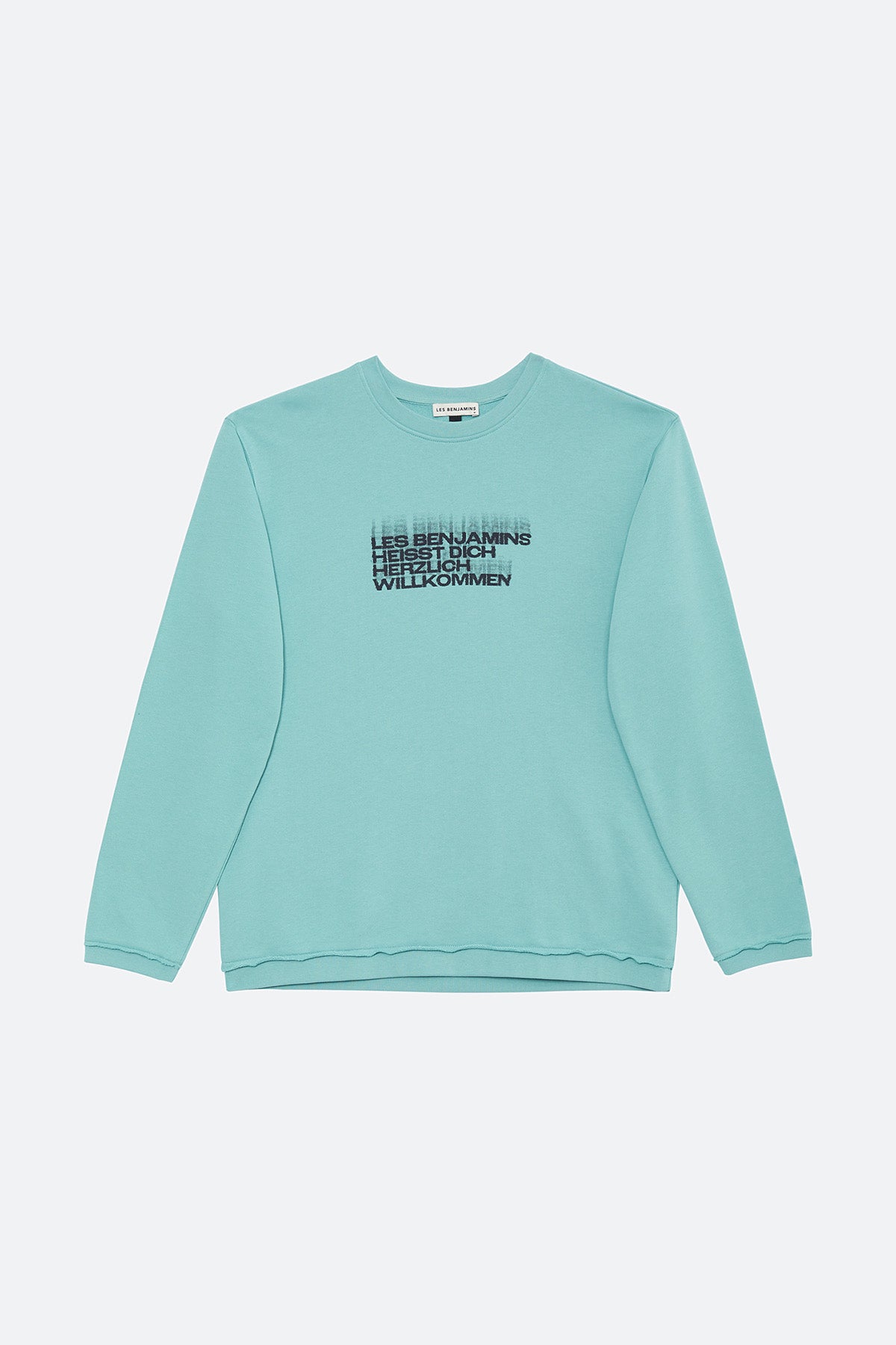 Les Benjamins Yuvarlak Yaka Logolu Sweatshirt-Libas Trendy Fashion Store