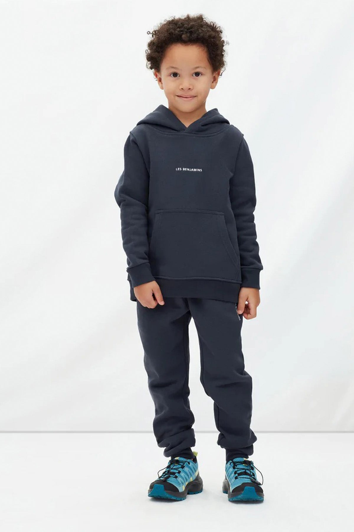 Les Benjamins Kids 4-8 Yaş Unisex Çocuk Logolu Kapüşonlu Sweatshirt-Libas Trendy Fashion Store