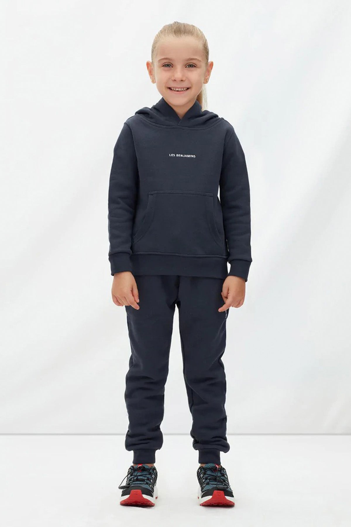 Les Benjamins Kids 4-8 Yaş Unisex Çocuk Logolu Kapüşonlu Sweatshirt-Libas Trendy Fashion Store