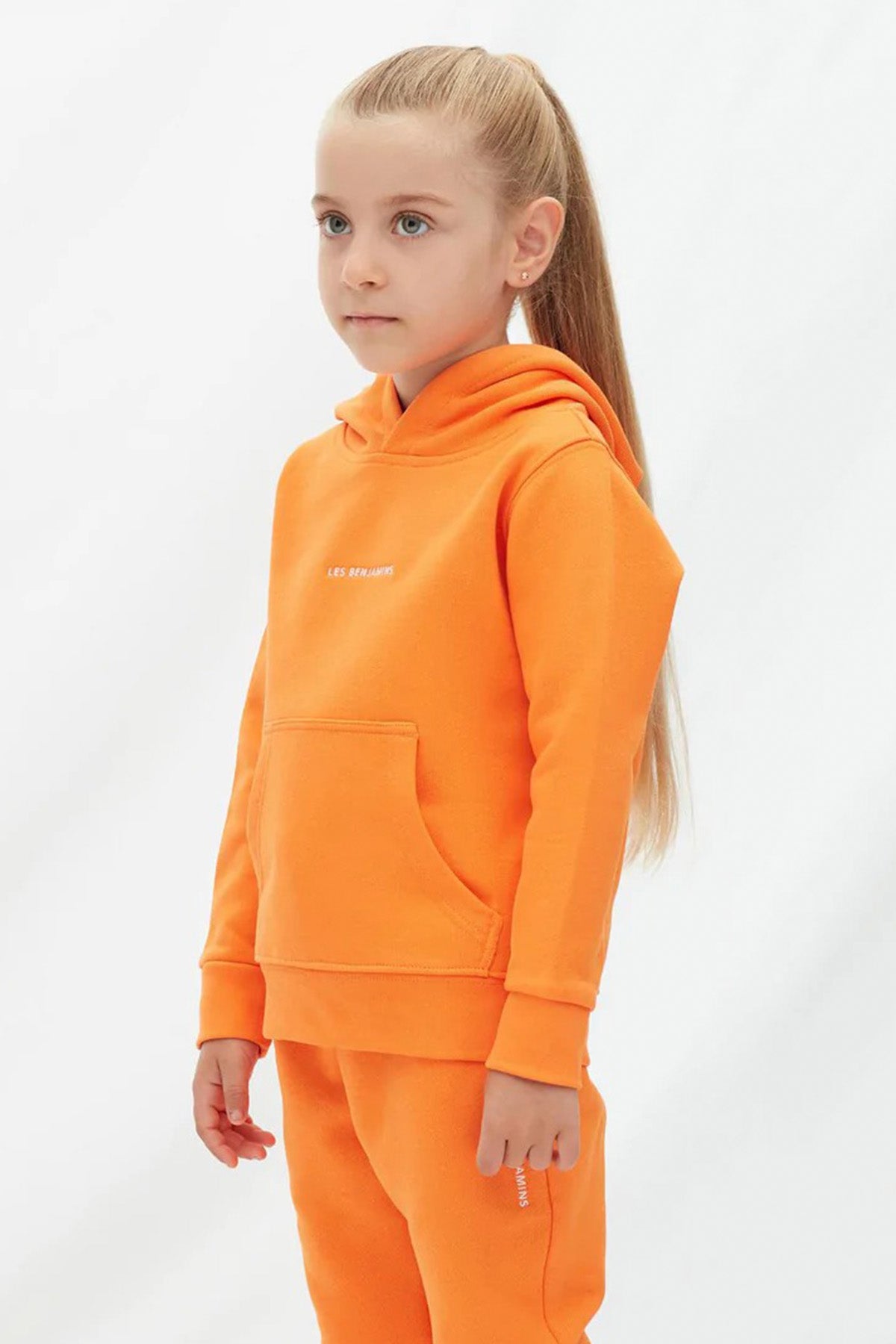 Les Benjamins Kids 6-9 Yaş Unisex Çocuk Logolu Kapüşonlu Sweatshirt-Libas Trendy Fashion Store