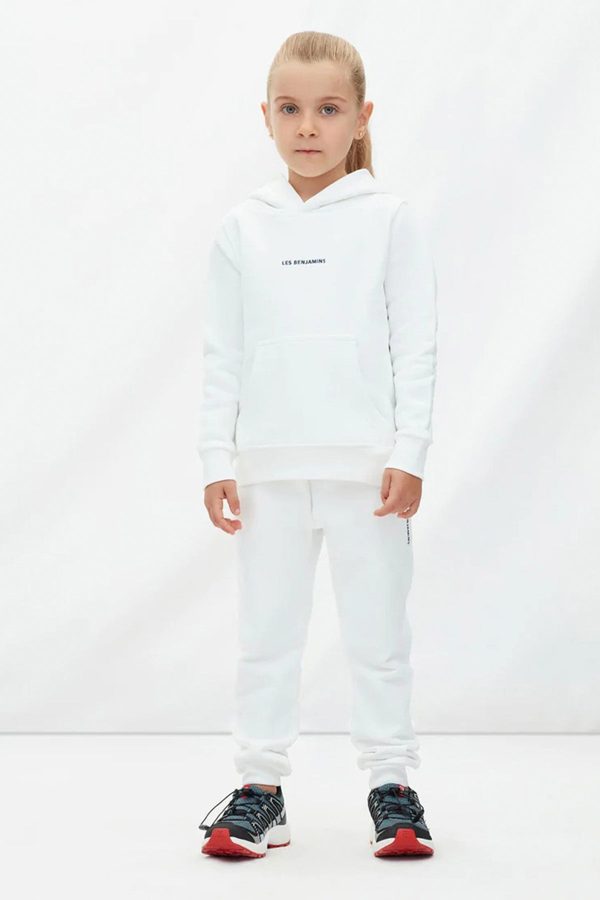 Les Benjamins Kids 6-10 Yaş Unisex Çocuk Logolu Kapüşonlu Sweatshirt-Libas Trendy Fashion Store
