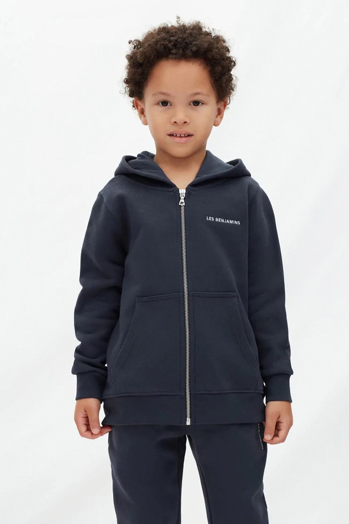 Les Benjamins Kids 3-6 Yaş Unisex Çocuk Logolu Kapüşonlu Sweatshirt Ceket-Libas Trendy Fashion Store