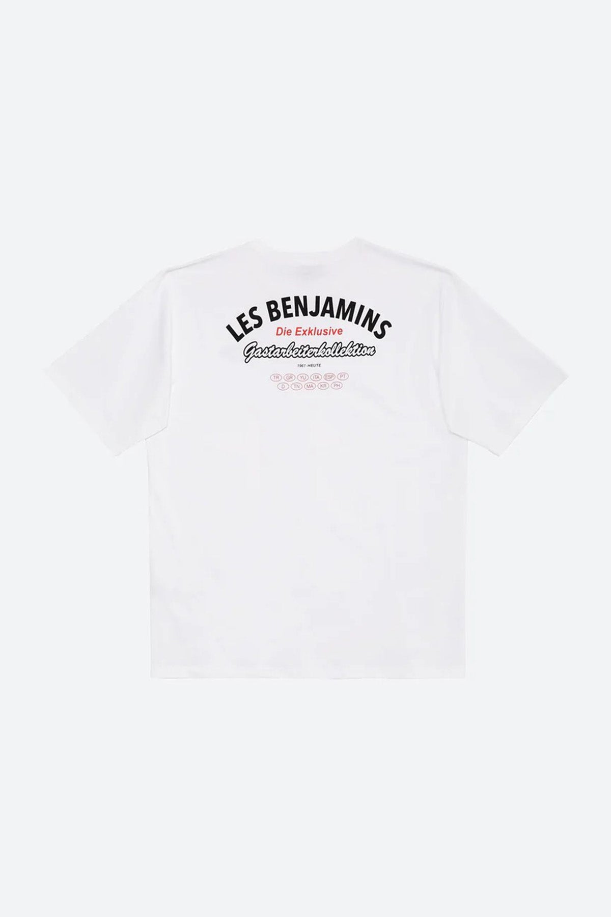 Les Benjamins Yuvarlak Yaka Logolu T-shirt-Libas Trendy Fashion Store