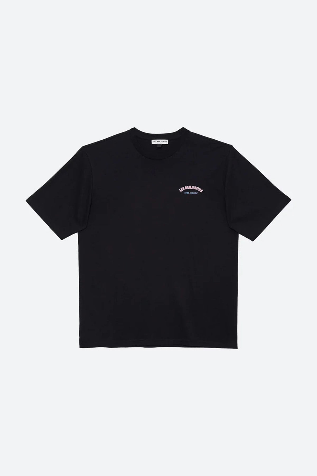 Les Benjamins Yuvarlak Yaka Logolu T-shirt-Libas Trendy Fashion Store