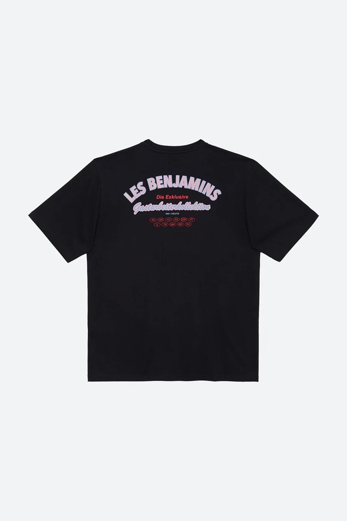 Les Benjamins Yuvarlak Yaka Logolu T-shirt-Libas Trendy Fashion Store