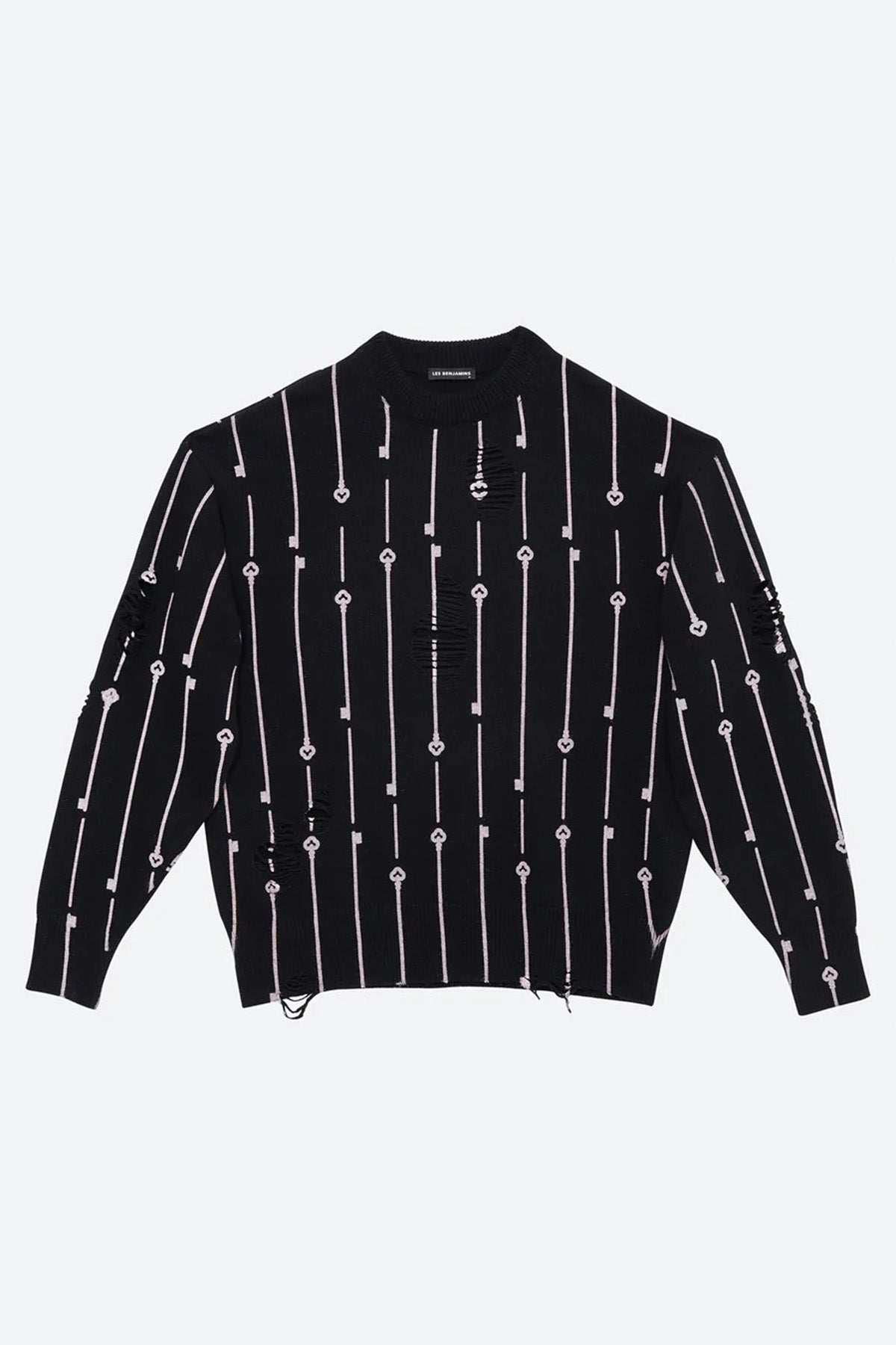 Les Benjamins Yırtık Detaylı İnce Örgü Yün Triko-Libas Trendy Fashion Store