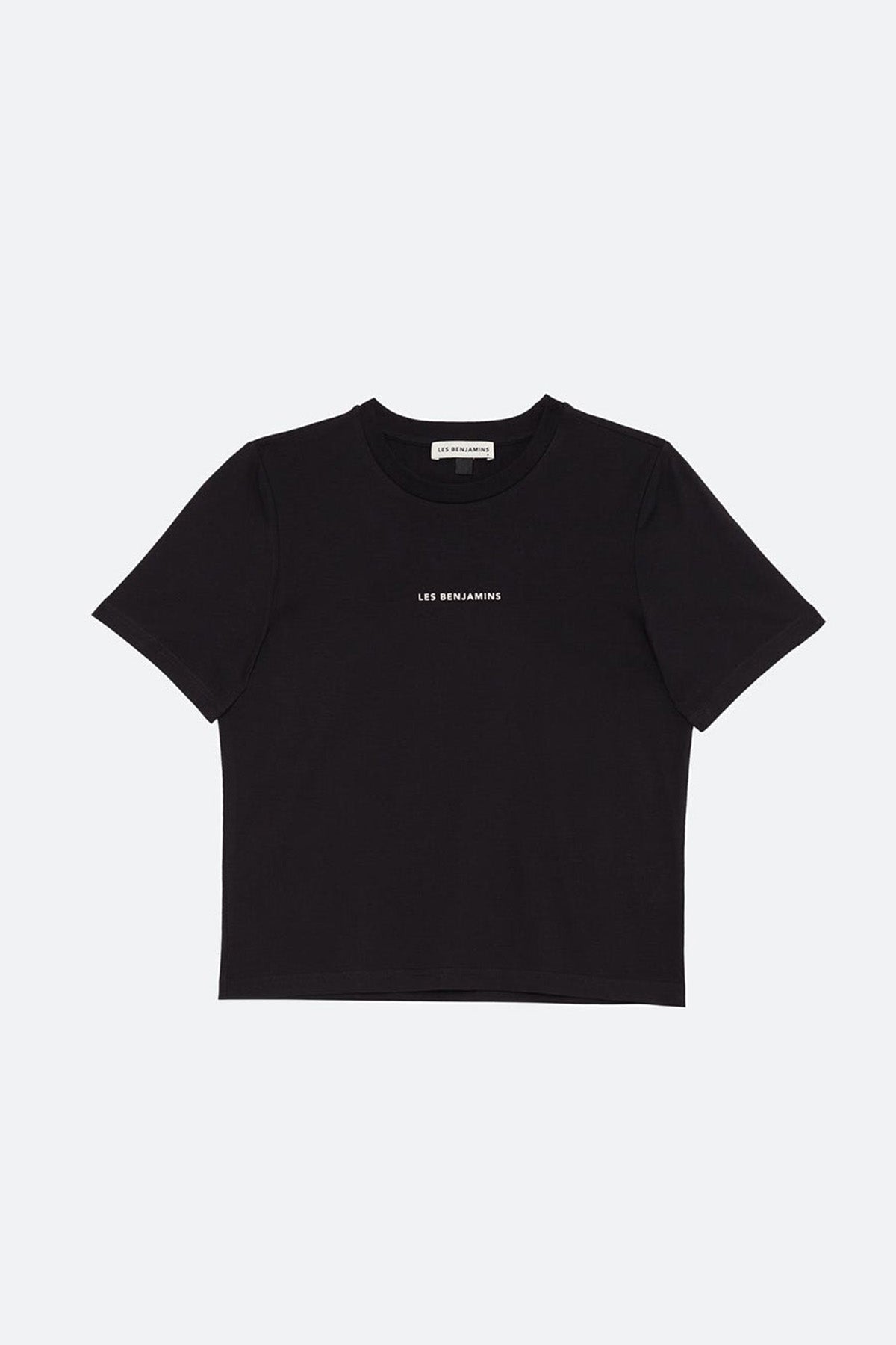 Les Benjamins Yuvarlak Yaka Logolu T-shirt-Libas Trendy Fashion Store