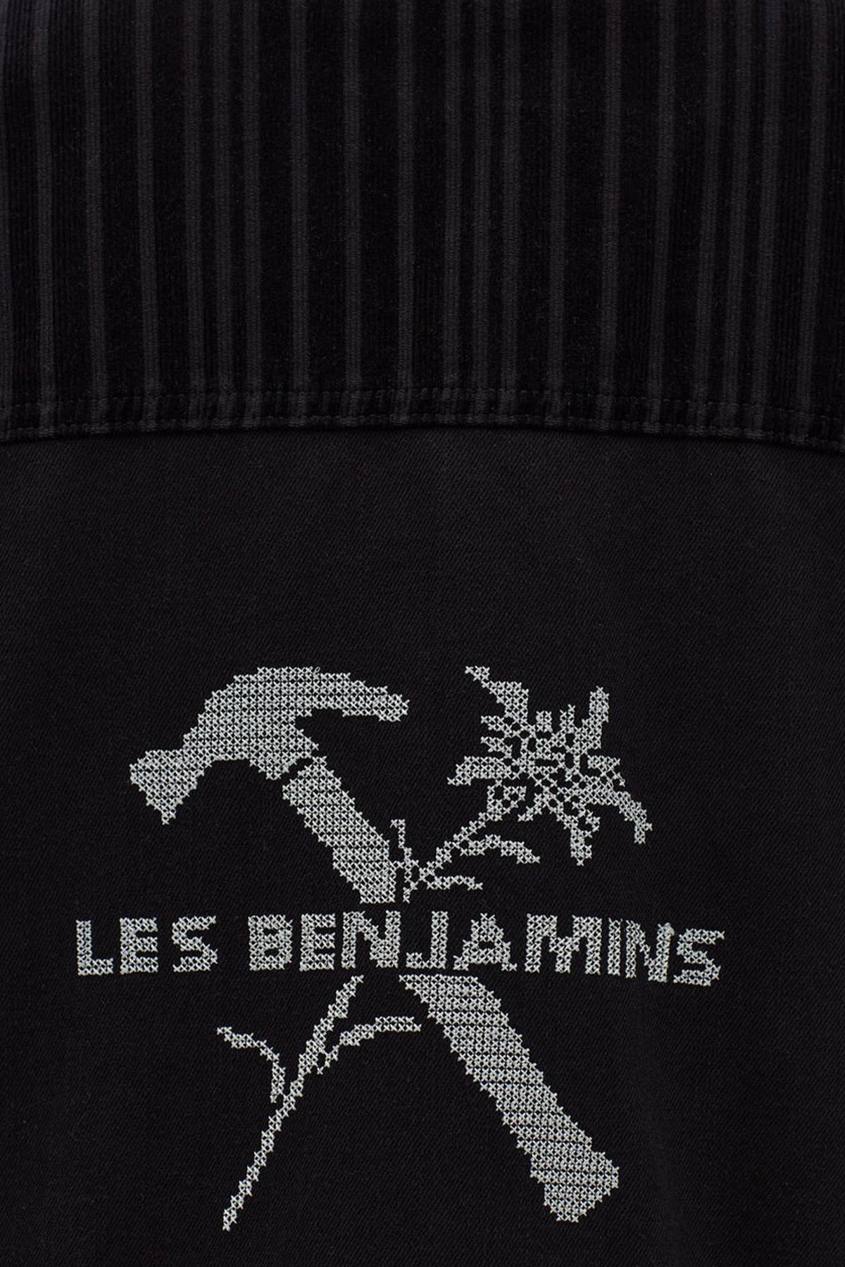 Les Benjamins Fitilli Kadife Detaylı Denim Ceket-Libas Trendy Fashion Store