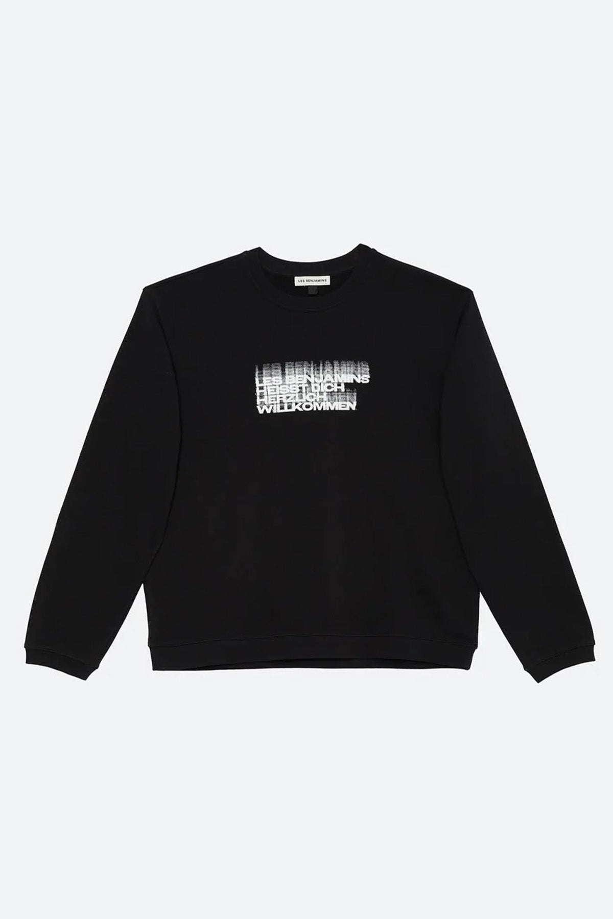 Les Benjamins Yuvarlak Yaka Logolu Sweatshirt-Libas Trendy Fashion Store