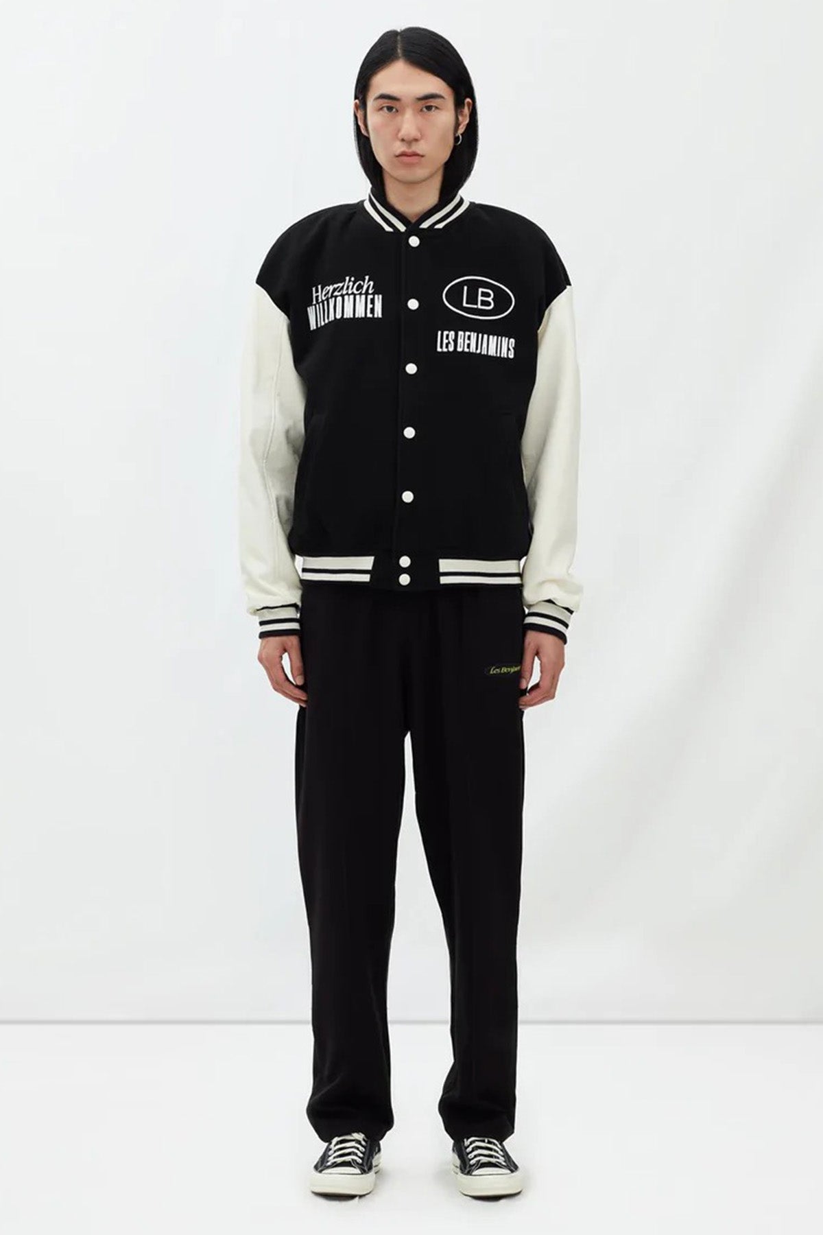 Les Benjamins Logolu Bomber Ceket-Libas Trendy Fashion Store