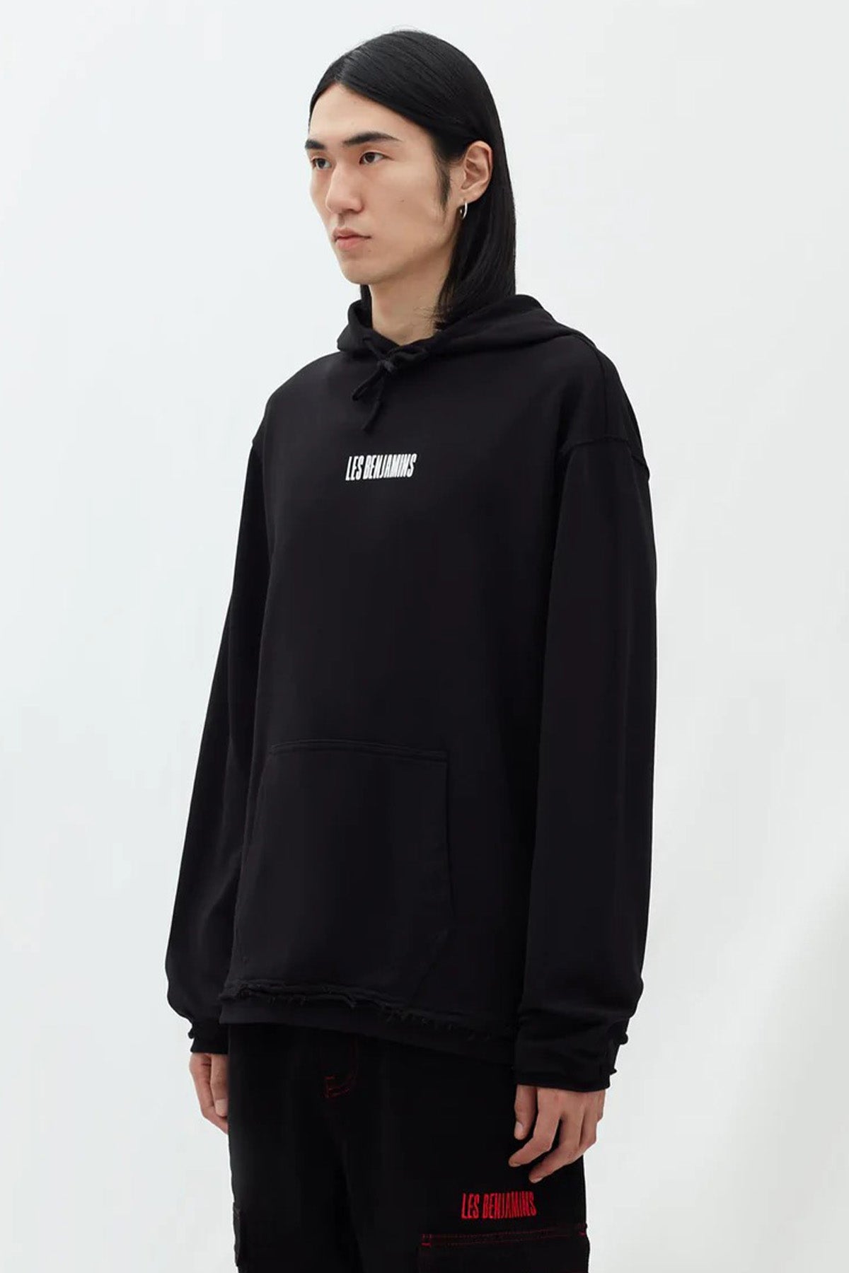 Les Benjamins Logolu Kapüşonlu Sweatshirt-Libas Trendy Fashion Store