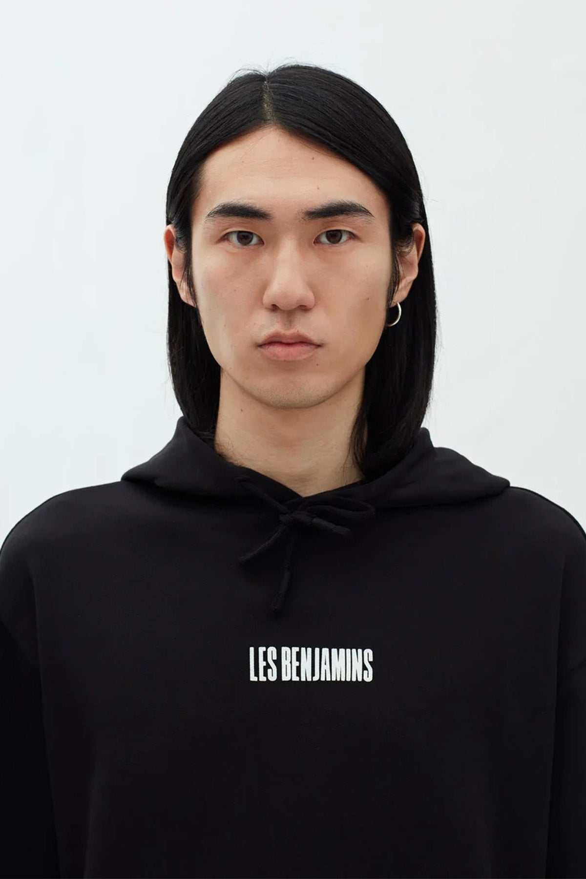 Les Benjamins Logolu Kapüşonlu Sweatshirt-Libas Trendy Fashion Store