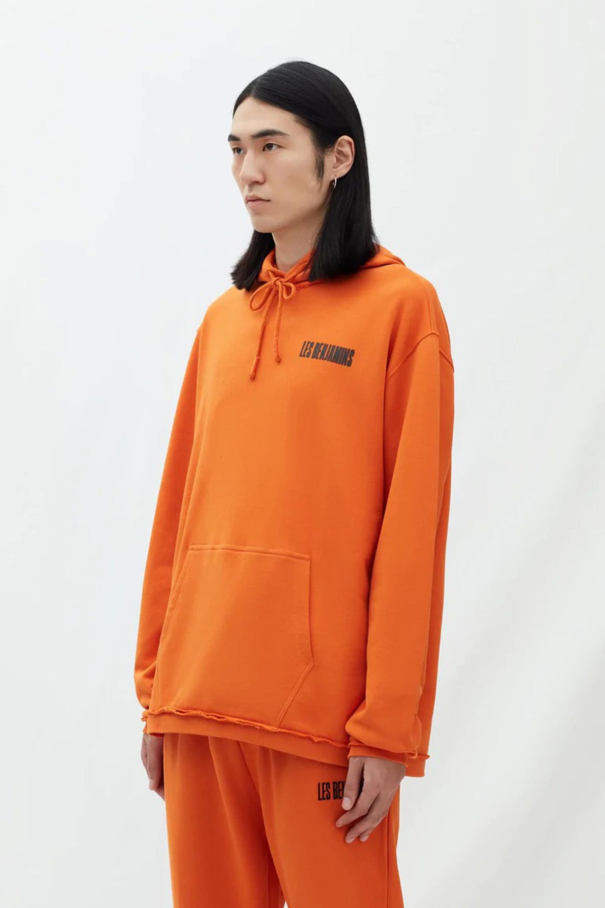 Les Benjamins Logolu Kapüşonlu Sweatshirt-Libas Trendy Fashion Store