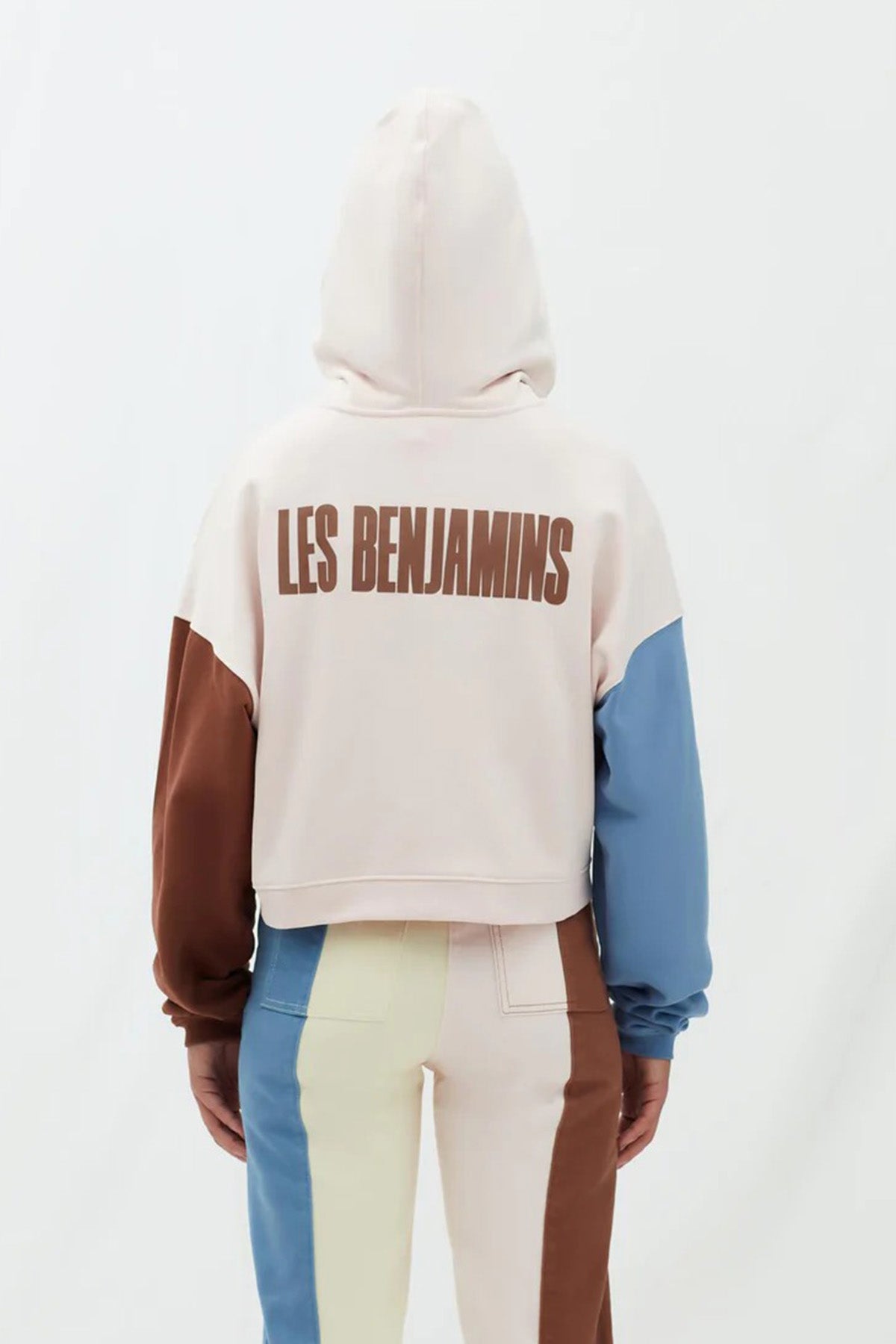 Les Benjamins Kapüşonlu Crop Sweatshirt Ceket-Libas Trendy Fashion Store