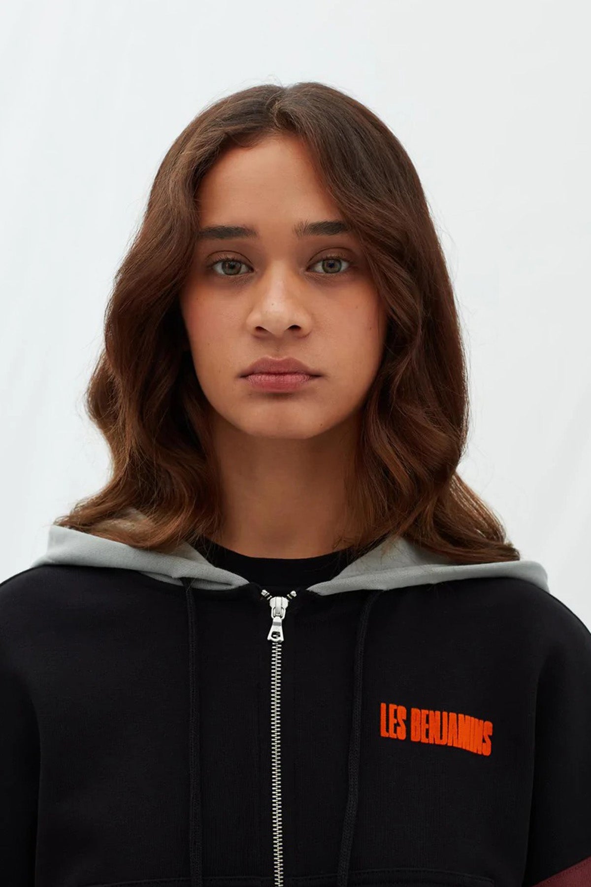 Les Benjamins Kapüşonlu Crop Sweatshirt Ceket-Libas Trendy Fashion Store