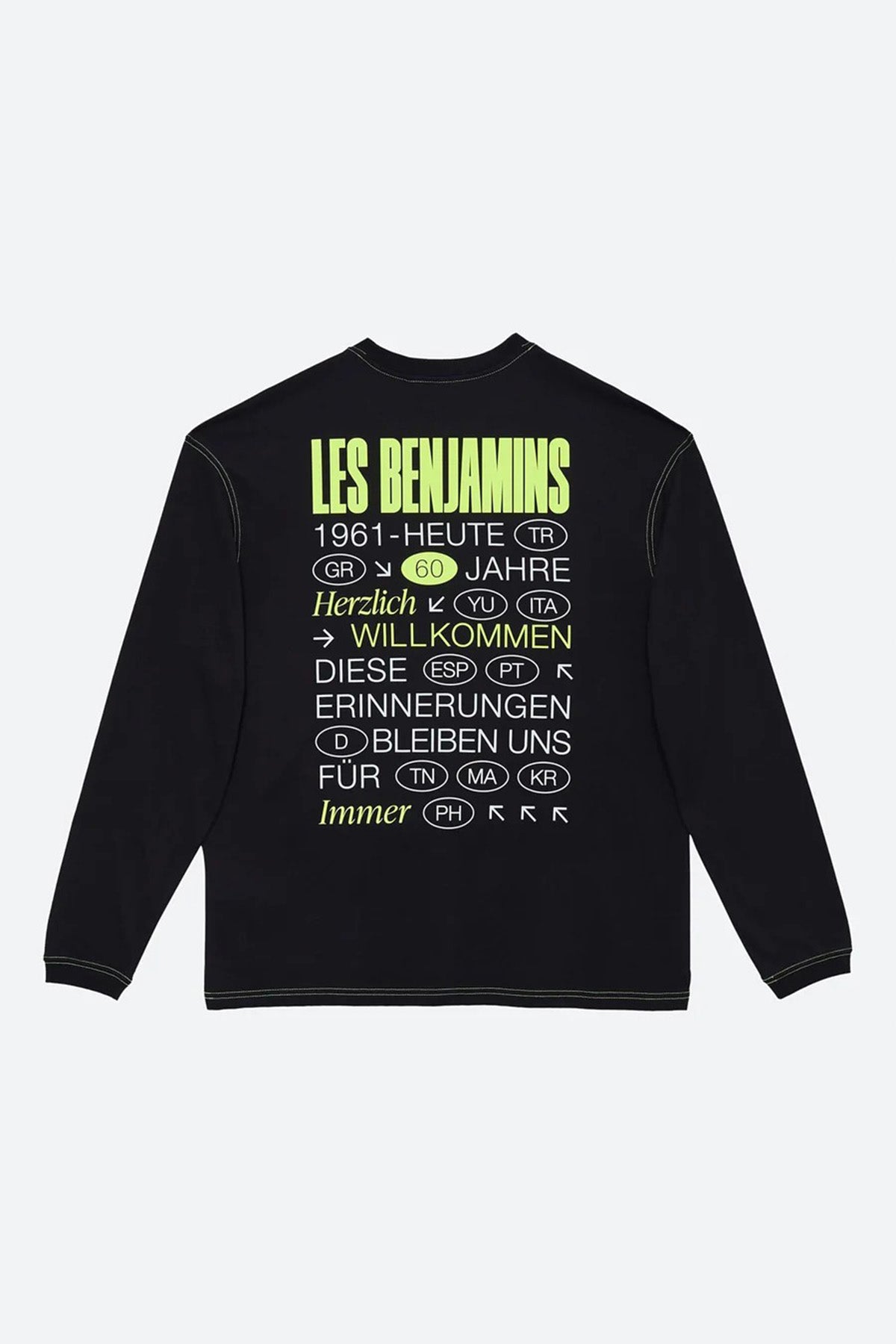 Les Benjamins Yuvarlak Yaka Logolu T-shirt-Libas Trendy Fashion Store