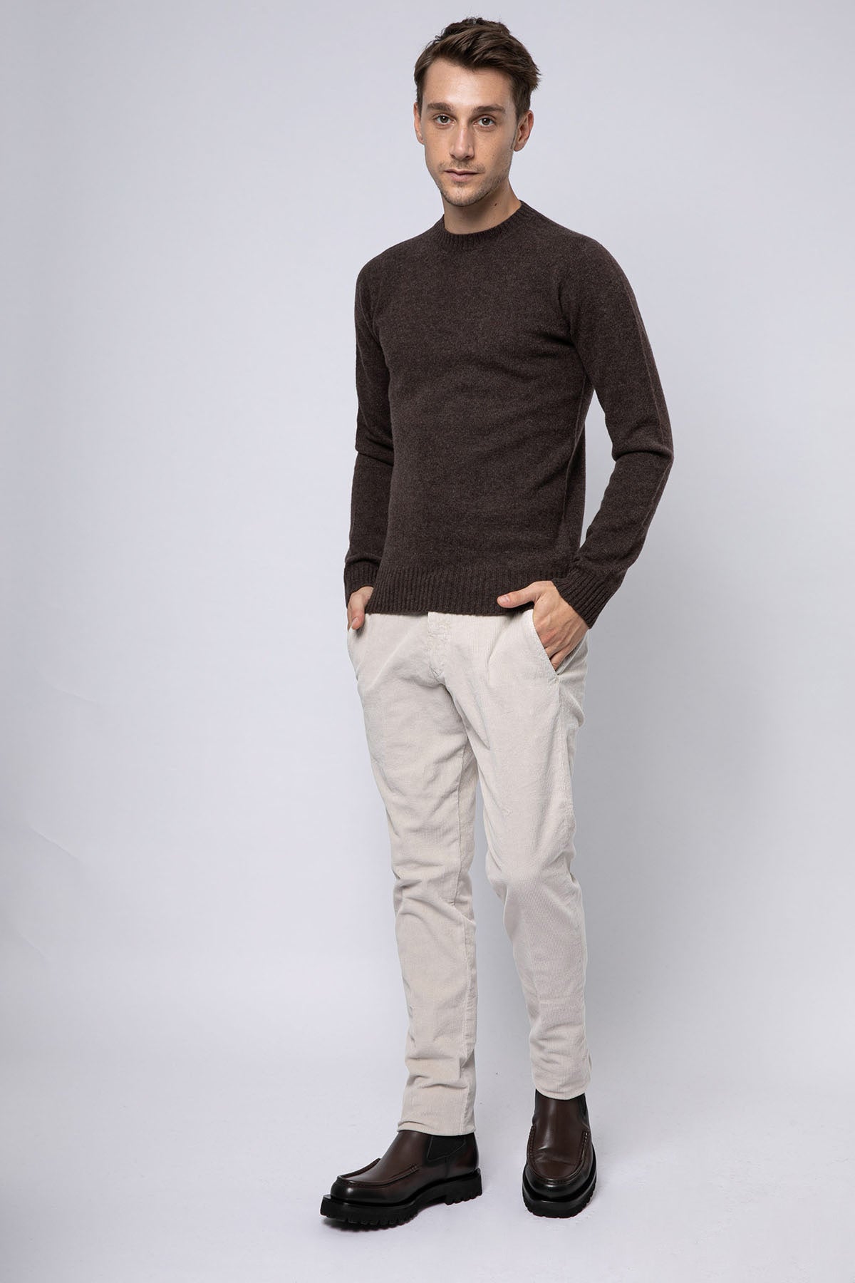 Fradi Yuvarlak Yaka Yün Triko-Libas Trendy Fashion Store