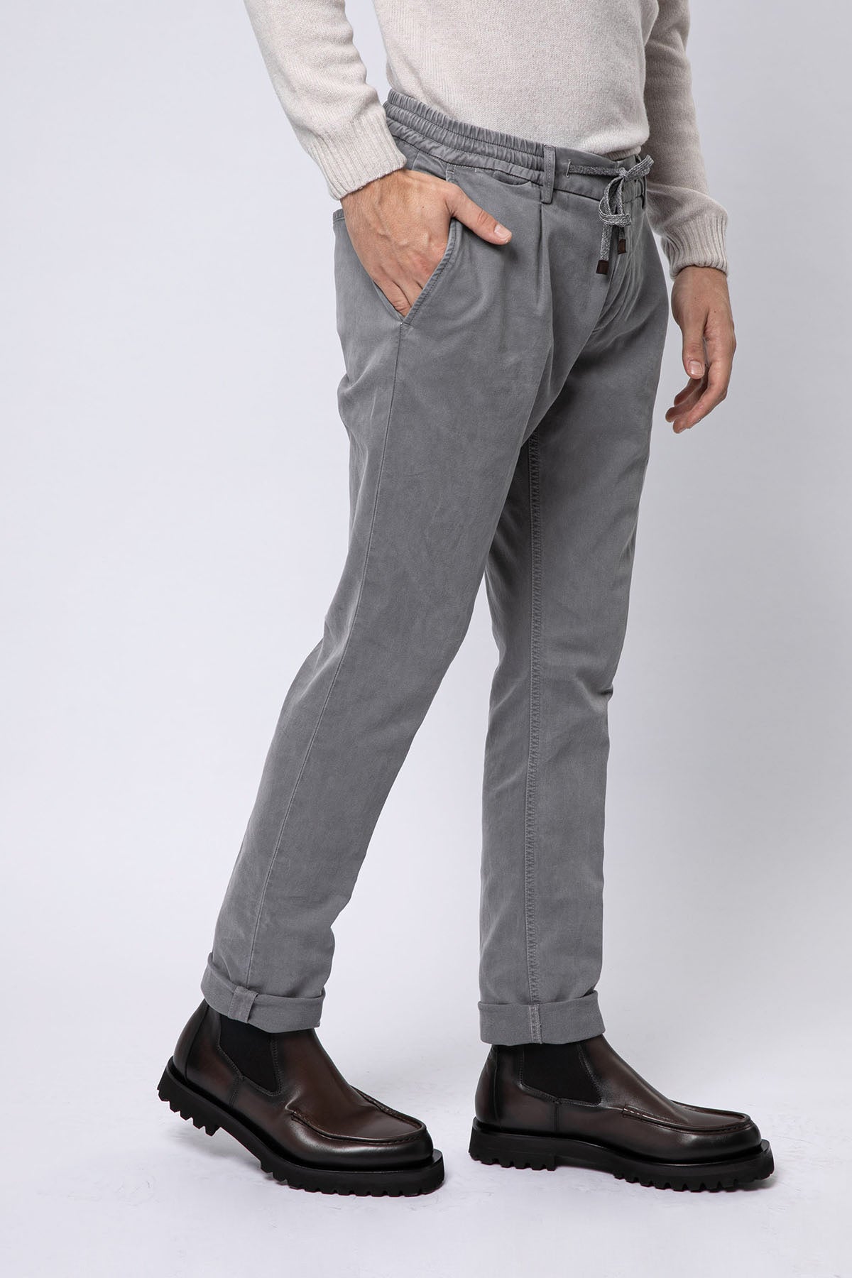 Fradi Smooth Fit Beli Lastikli Tek Pile Streç Pantolon-Libas Trendy Fashion Store