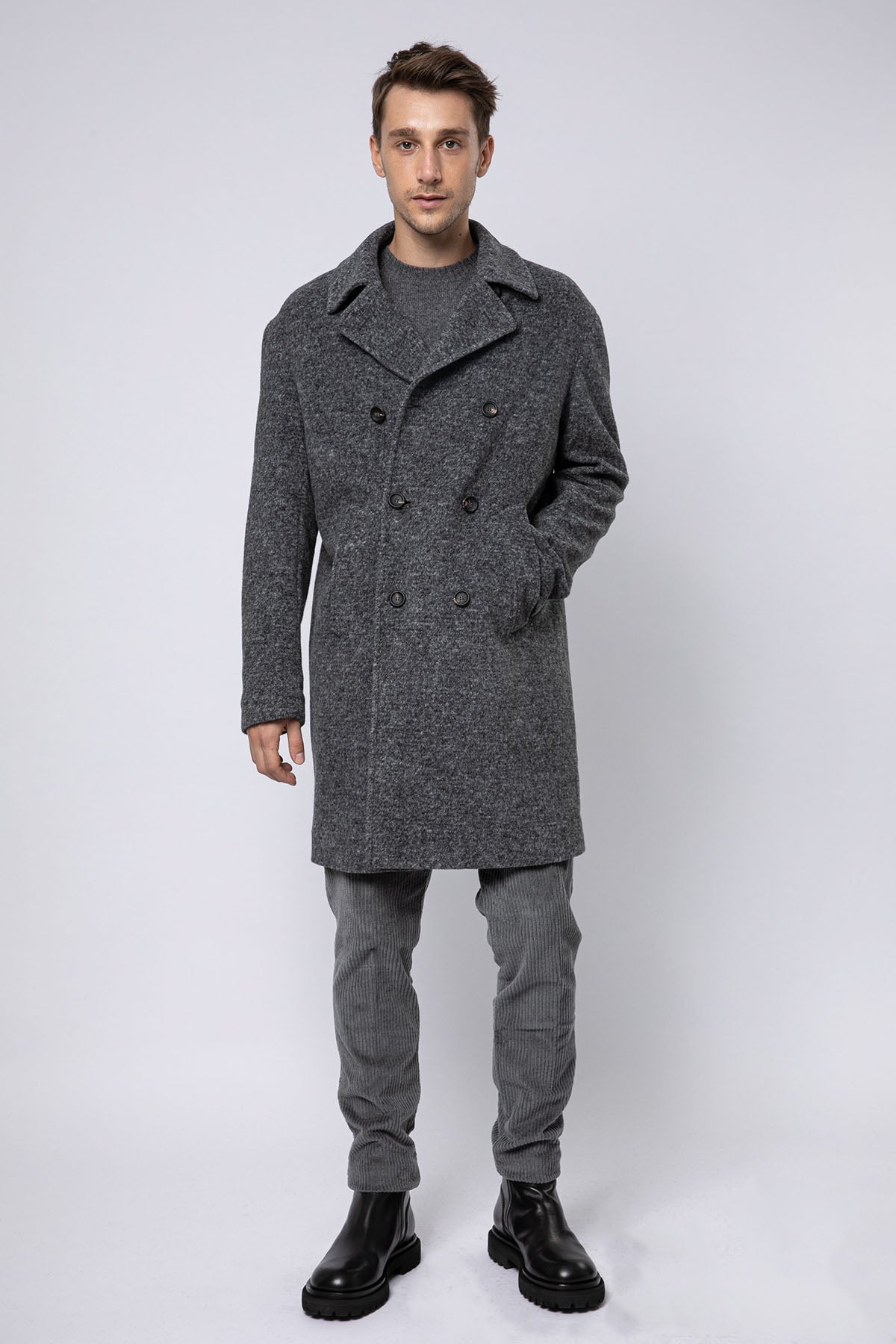 Fradi Smooth Fit Fitilli Kadife Beli Lastikli Tek Pile Streç Pantolon-Libas Trendy Fashion Store