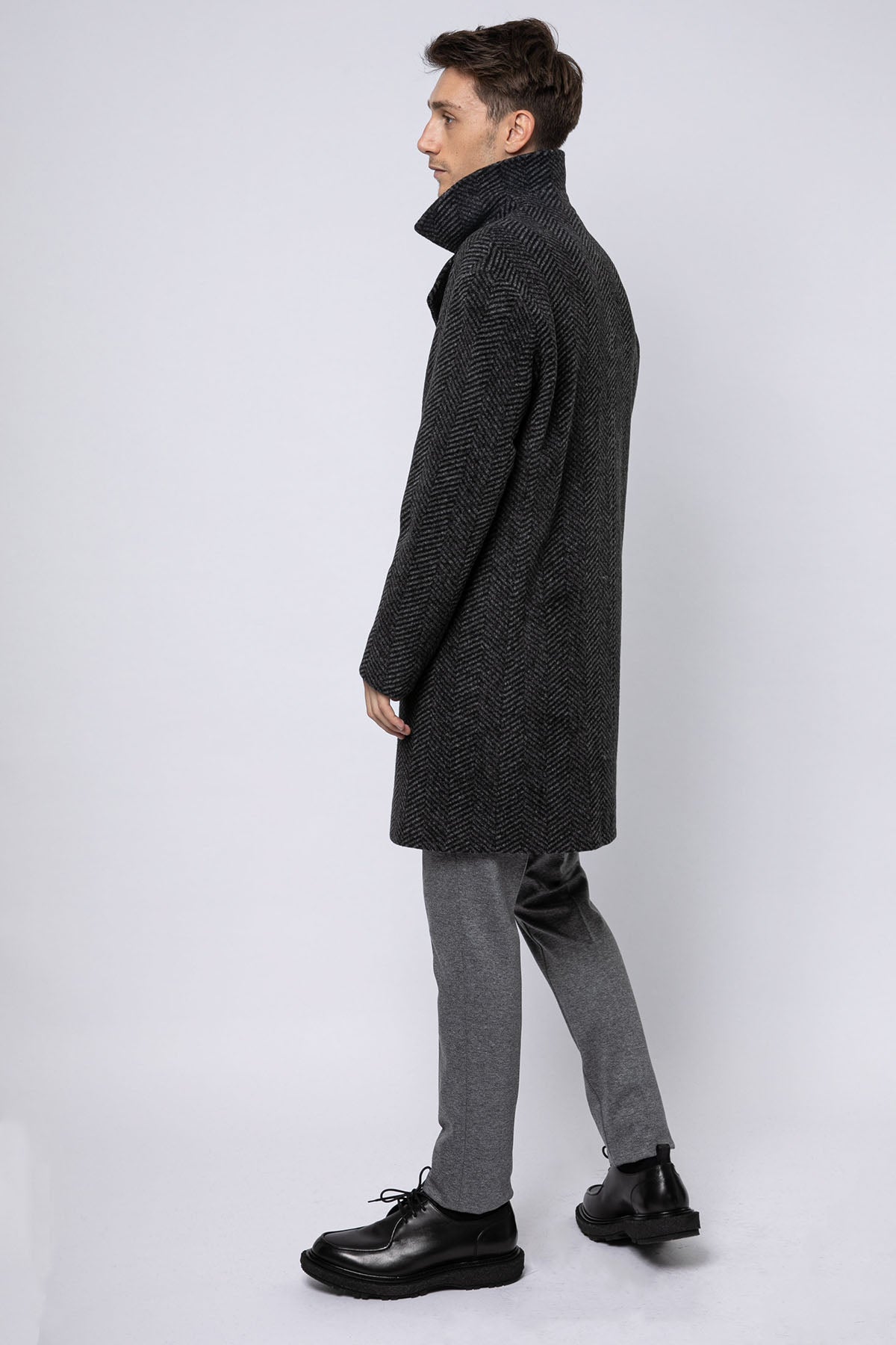 Fradi Shaw Balıksırtı Kruvaze Palto-Libas Trendy Fashion Store